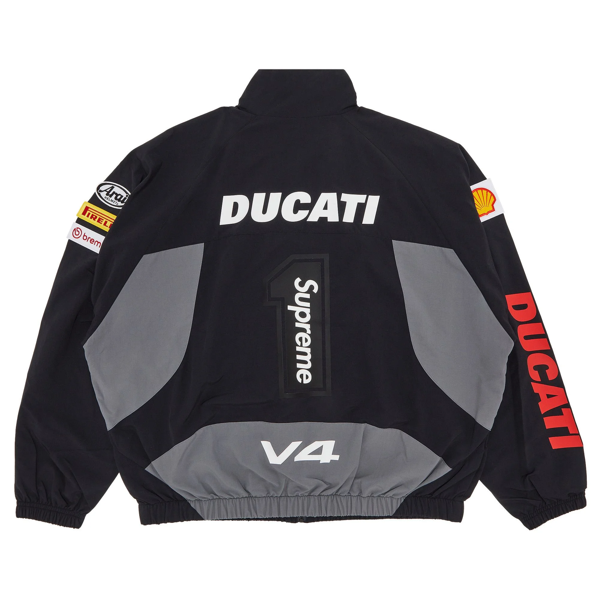 Supreme × Ducati V4 ライディングジャケット ブラック Supreme Supreme x Ducati Track Jacket 'Black' | REVERSIBLE
