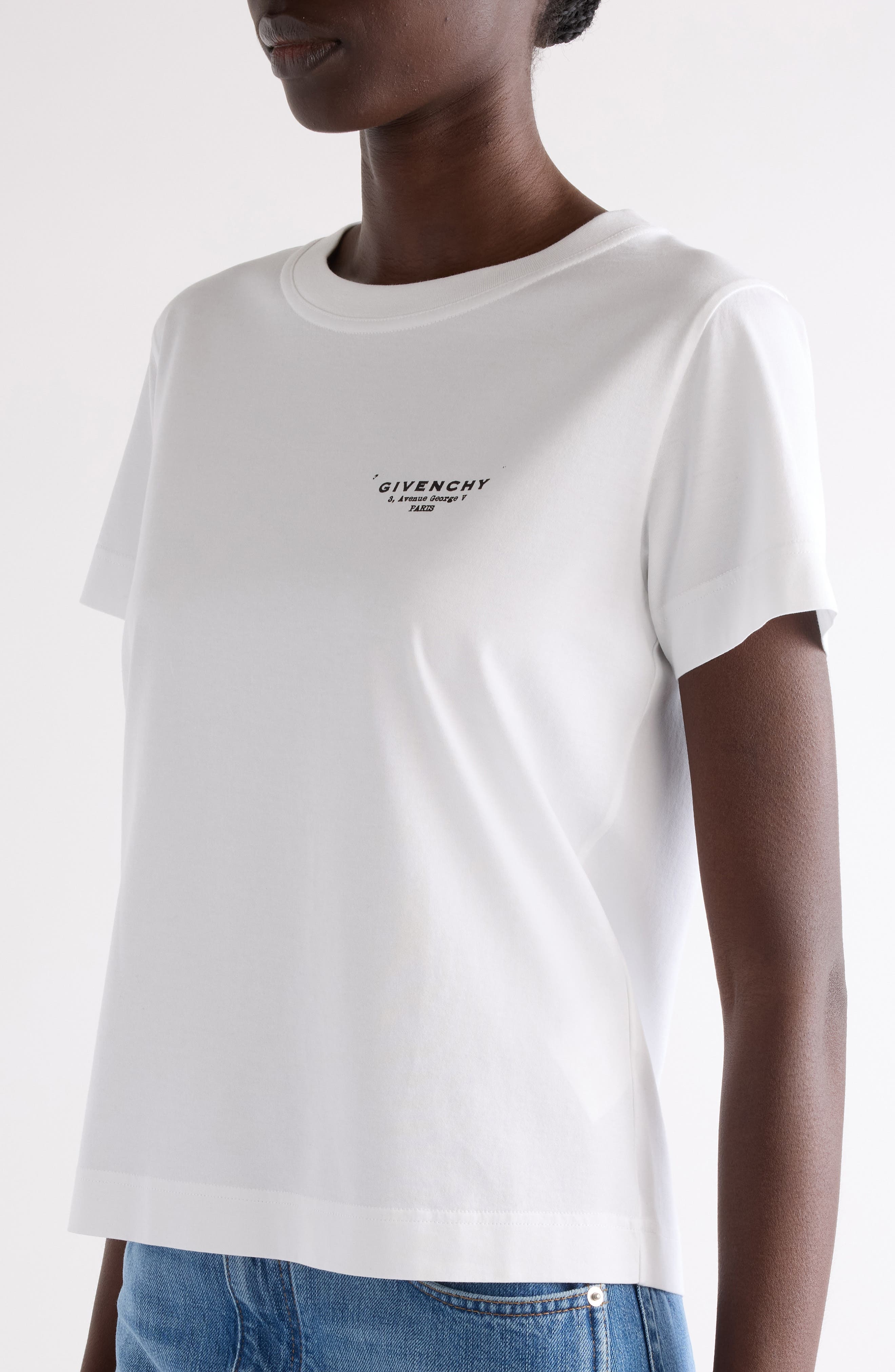 Givenchy Regular Fit Logo Graphic T-Shirt in White at Nordstrom - 5