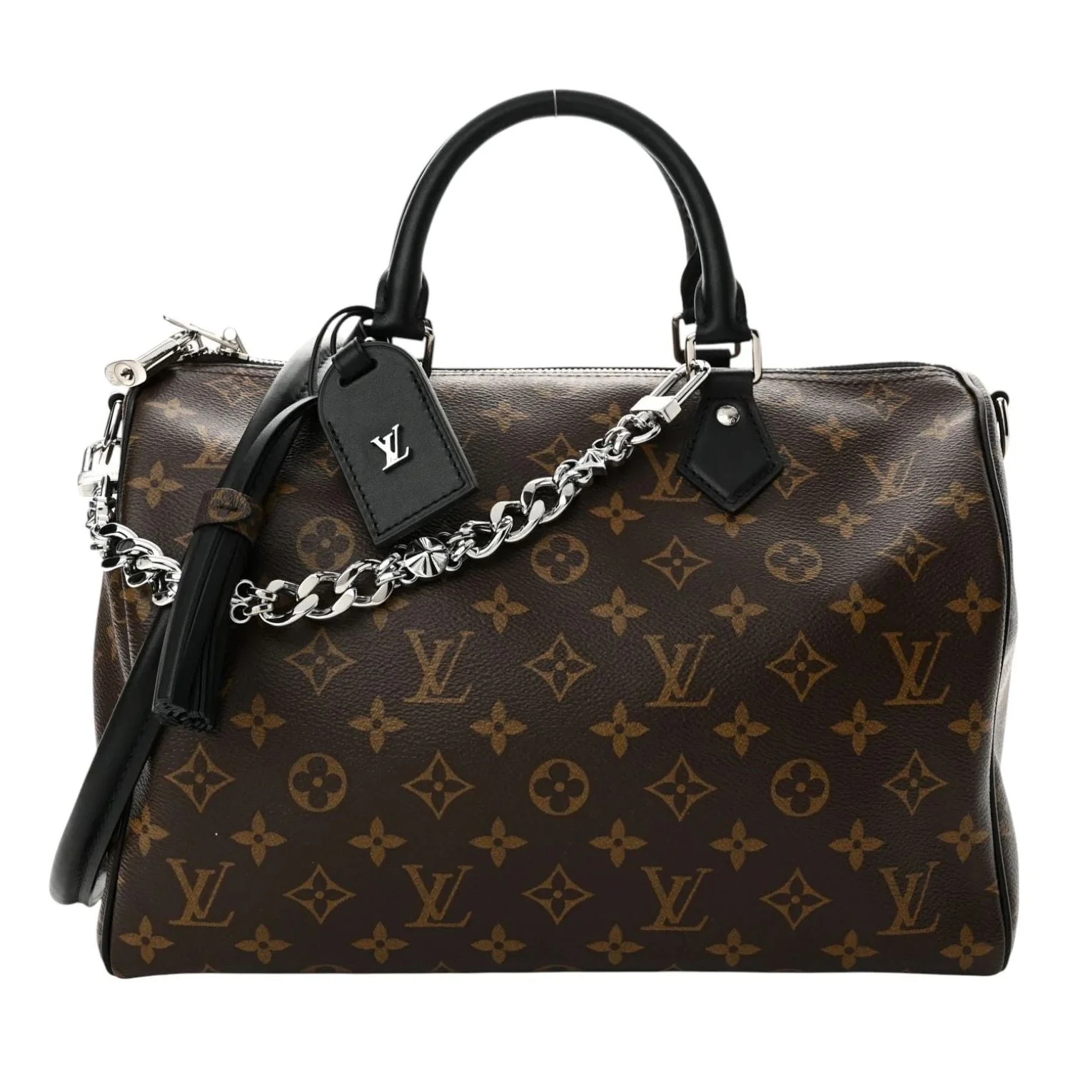 (WMNS) LOUIS VUITTON Speedy Soft 30 'Dark Monogram' M12243 - 1