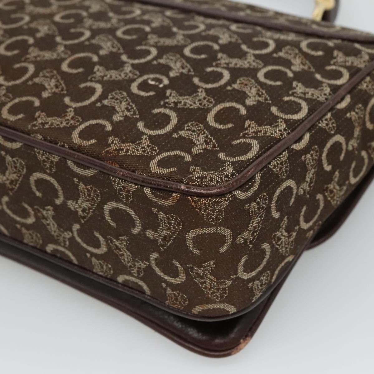 CELINE C Sulky Hand Bag Brown Gold - 12