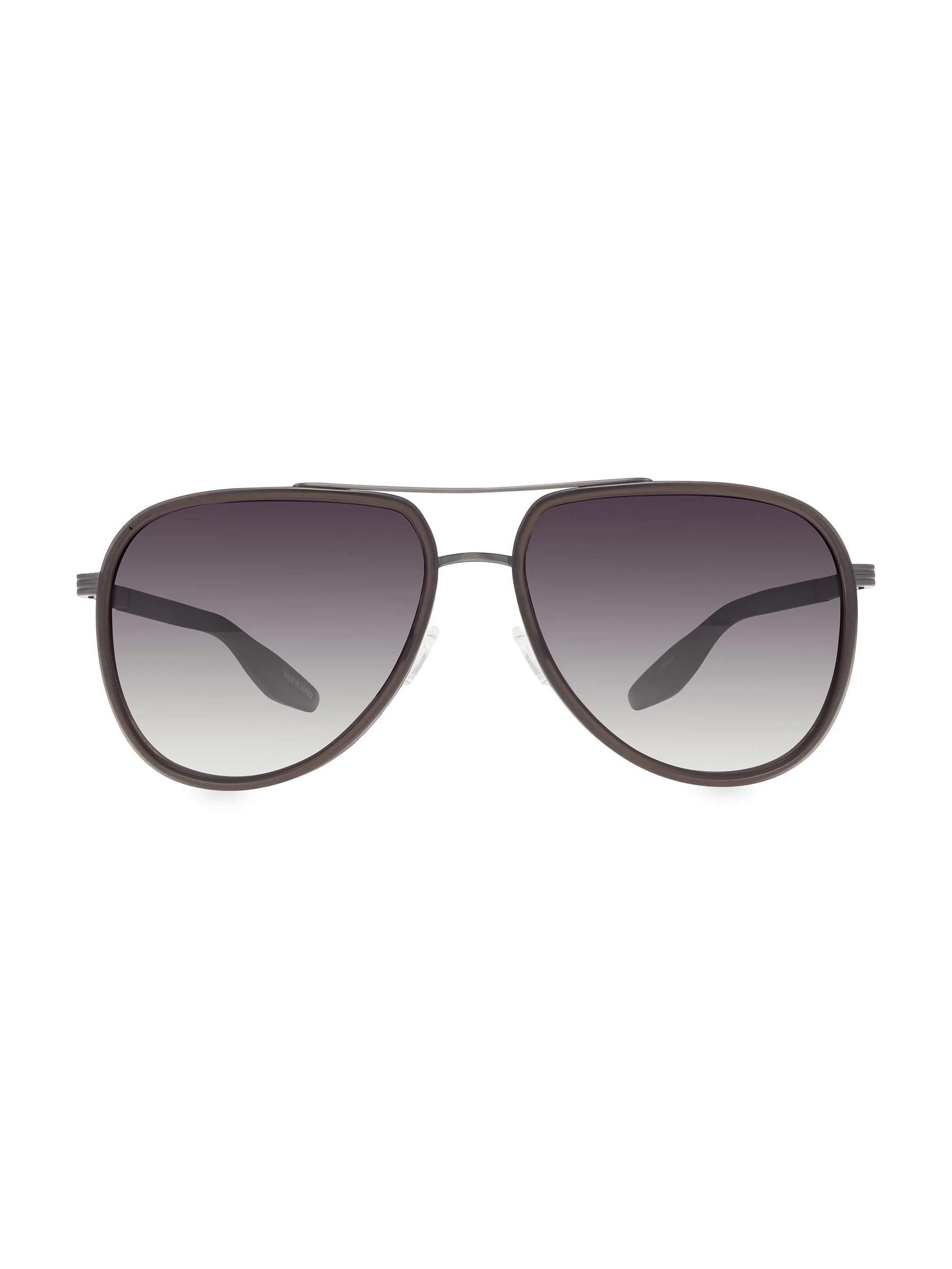 Men's Cani 58MM Aviator Sunglasses - Gradient Grey Pewter - 1