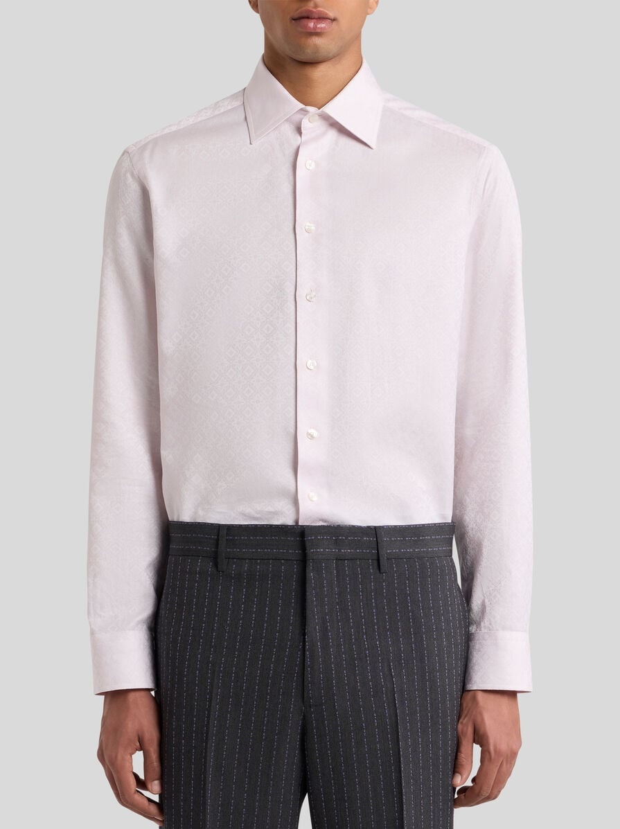 COTTON JACQUARD SHIRT - 2
