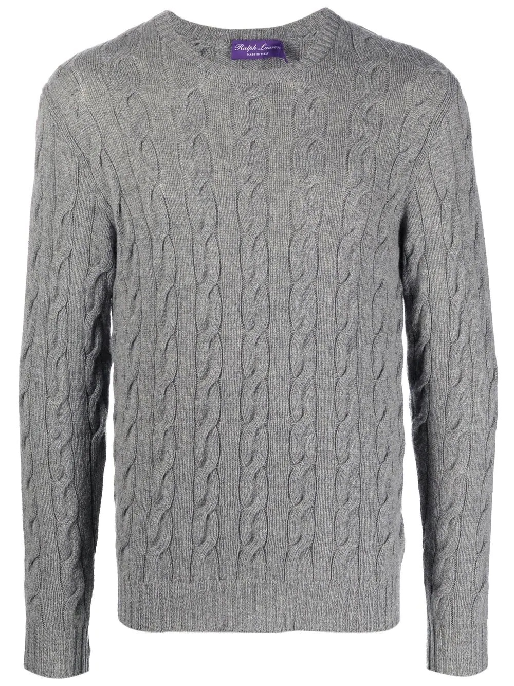 cable-knit cashmere jumper - 1