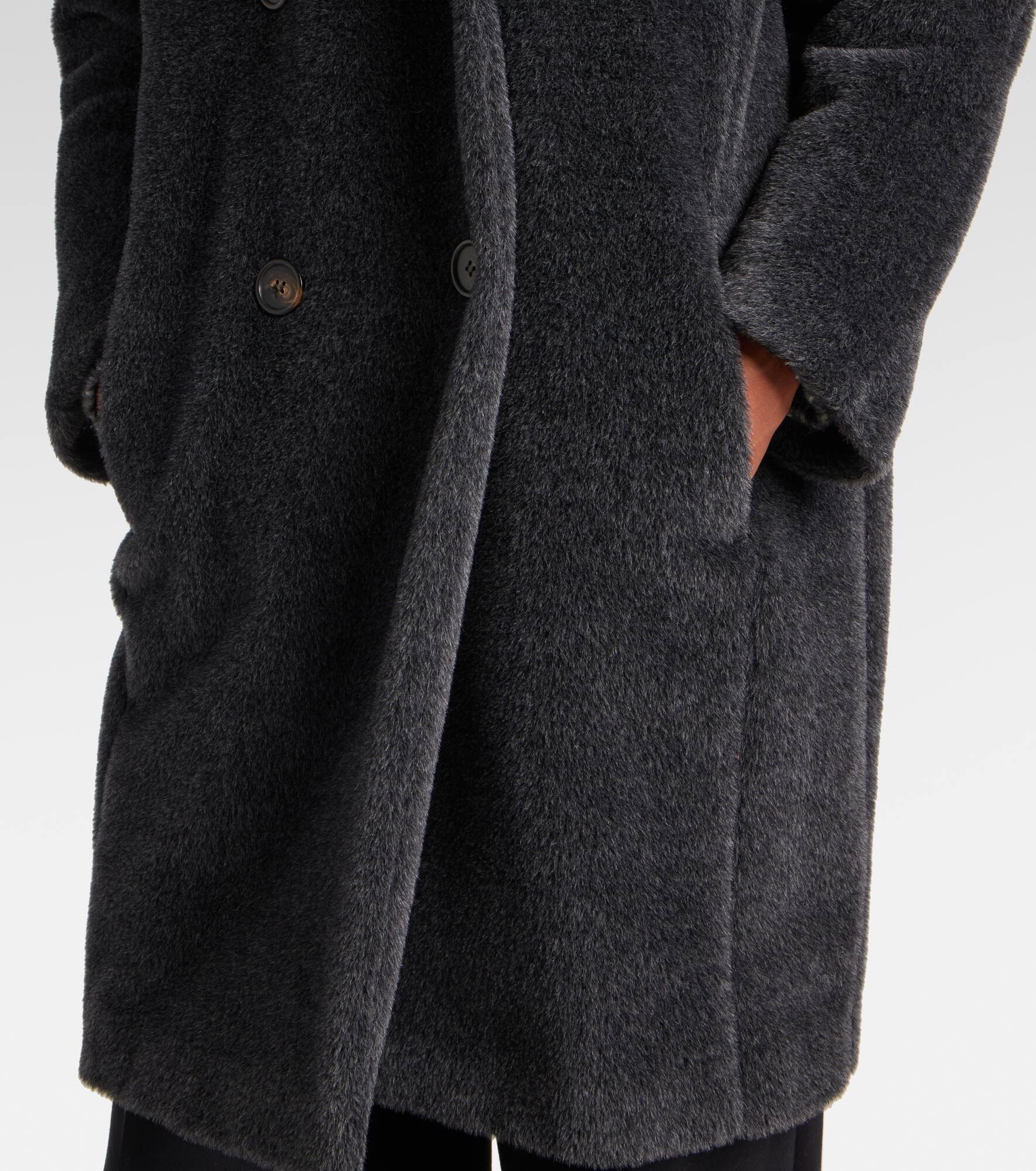Roseto alpaca and wool coat - 5
