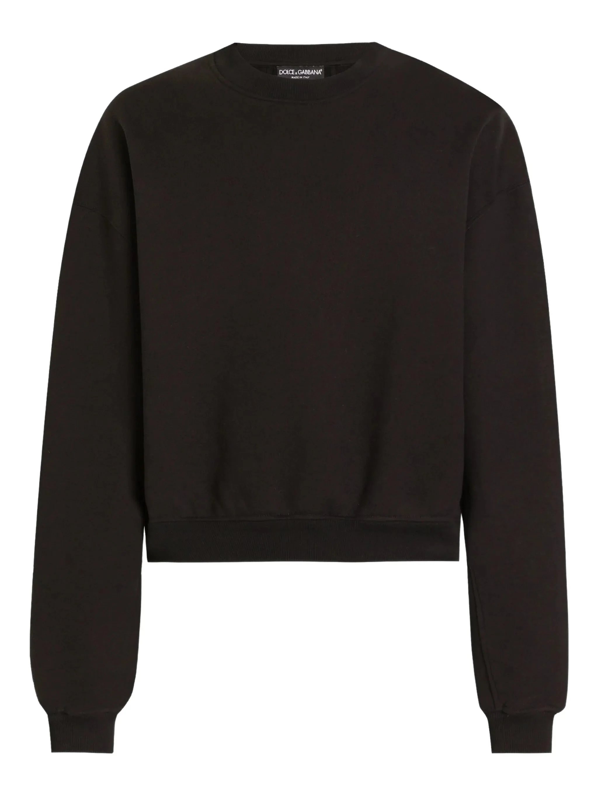 cropped long-sleeve sweatshirt - 1