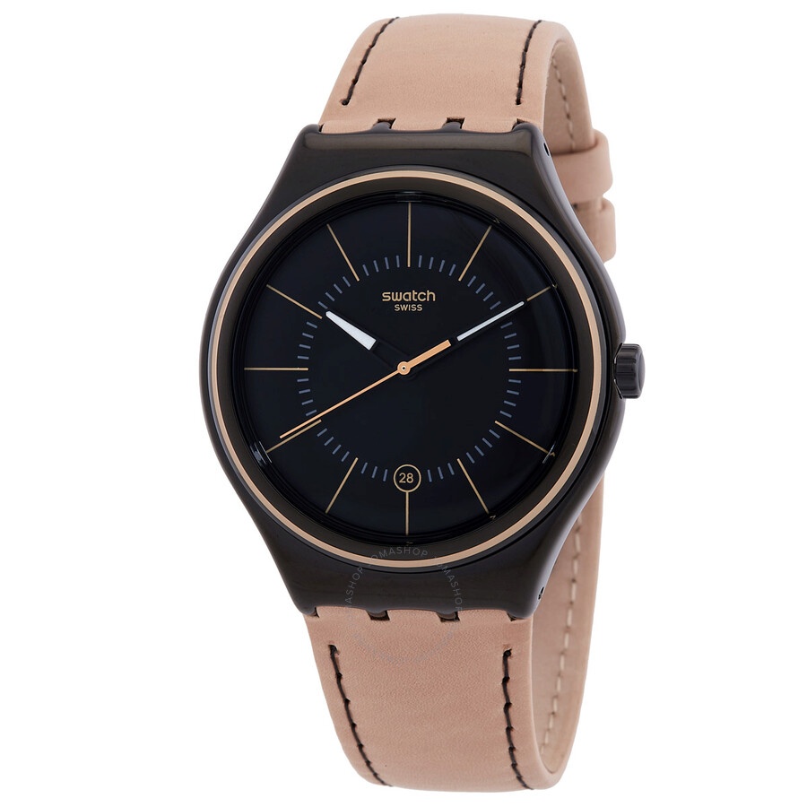 Swatch - Swatch Sand Storm III Quartz Black Dial Watch YWB400 - 1