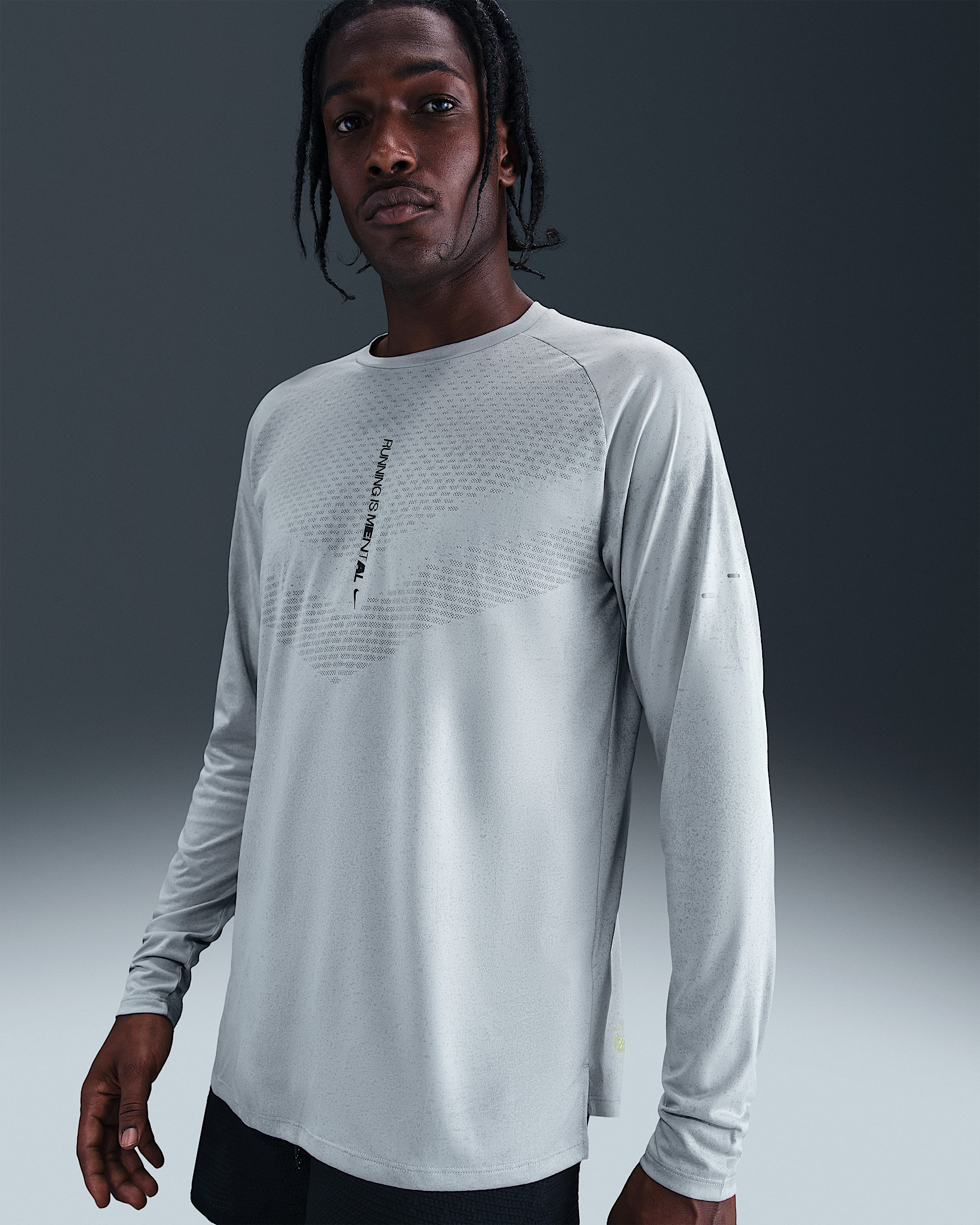 Nike Stride Men's Dri-FIT ADV Long-Sleeve Running Top with Reflective Accents - 1