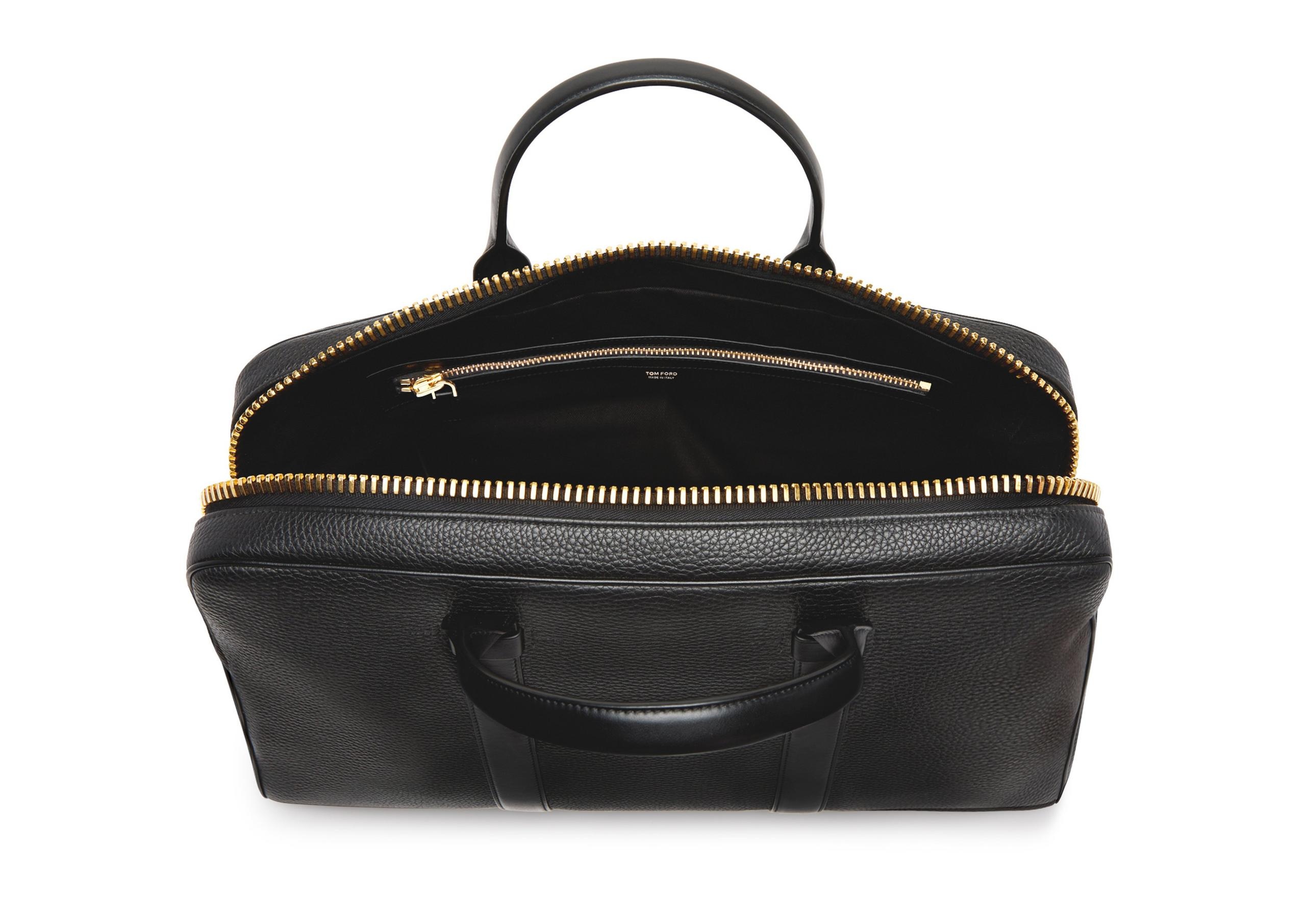 GRAIN LEATHER BUCKLEY BRIEFCASE - 4