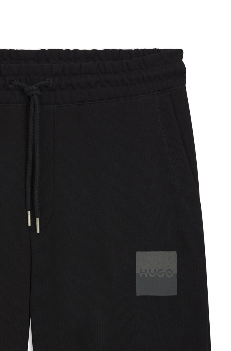 COTTON-TERRY TRACKSUIT BOTTOMS WITH SPLIT LOGO 6
