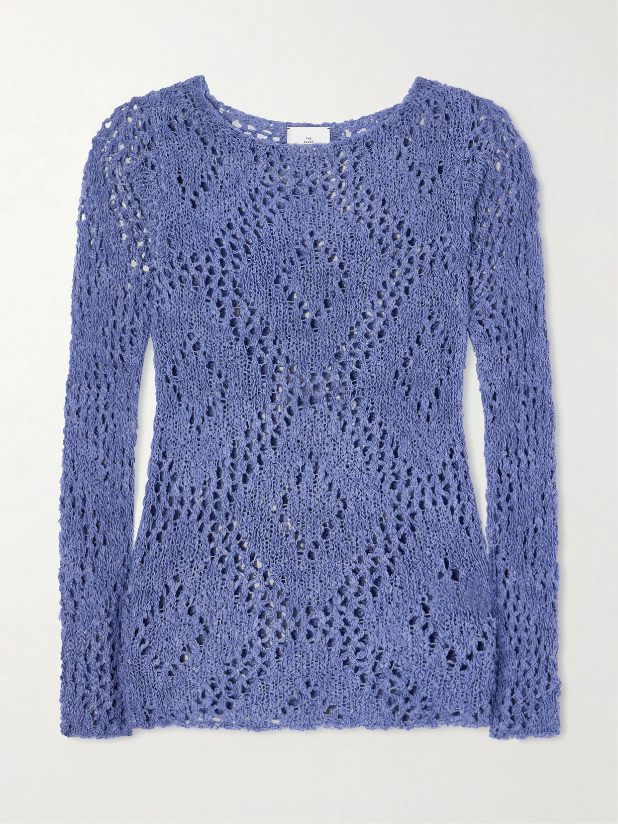 Lake Pointelle-knitted Silk, Cashmere And Linen-blend T-shirt - 1