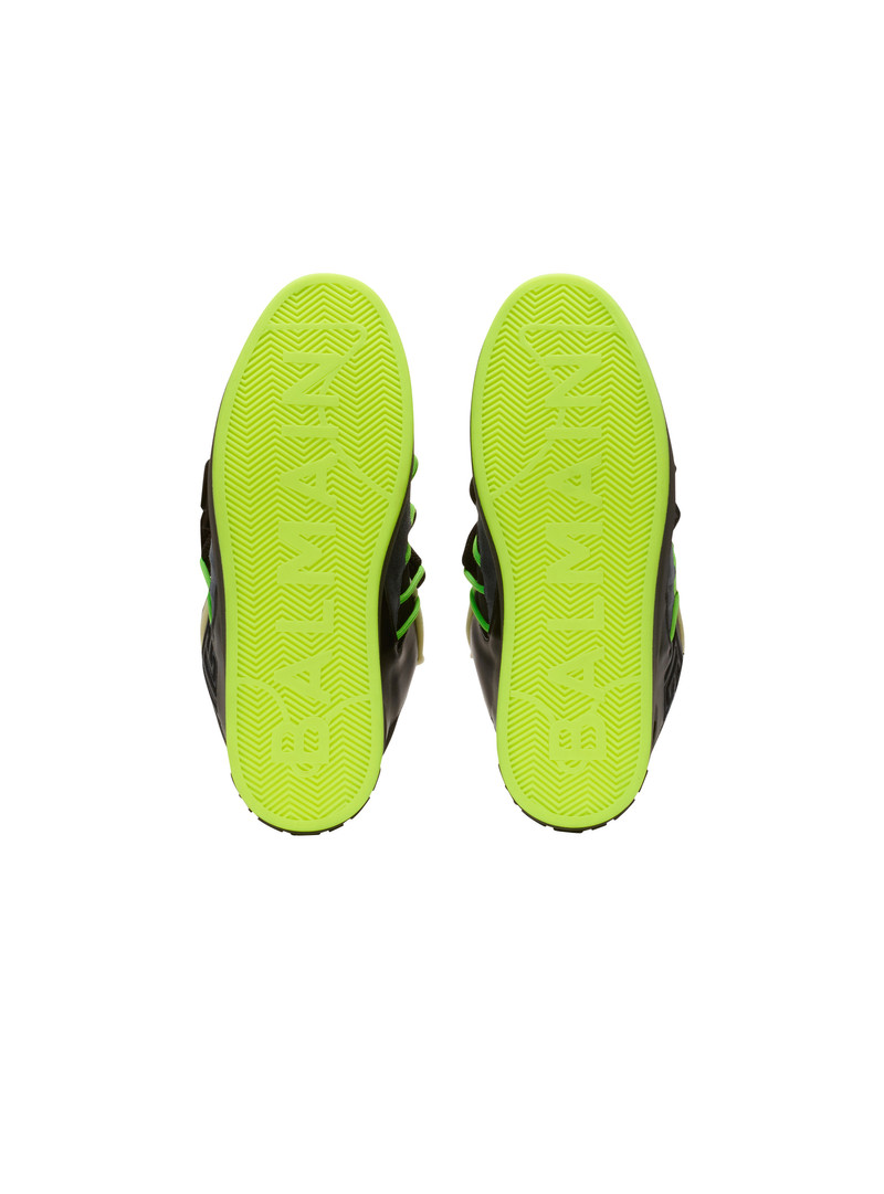 B-Court Puffy Skate sneakers in calfskin and suede 4