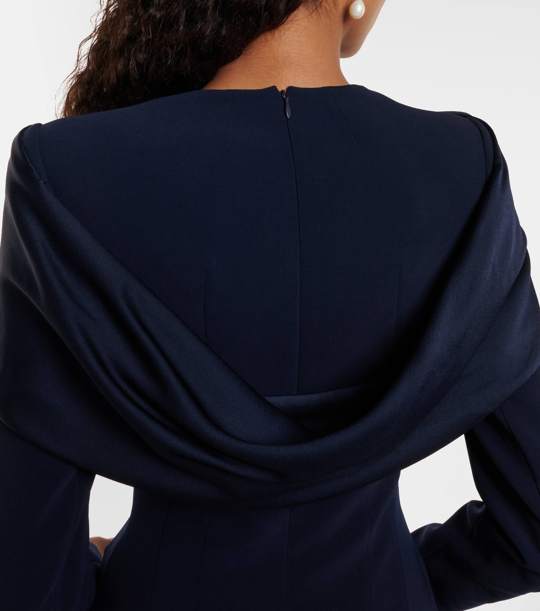 Penny caped midi dress - 7
