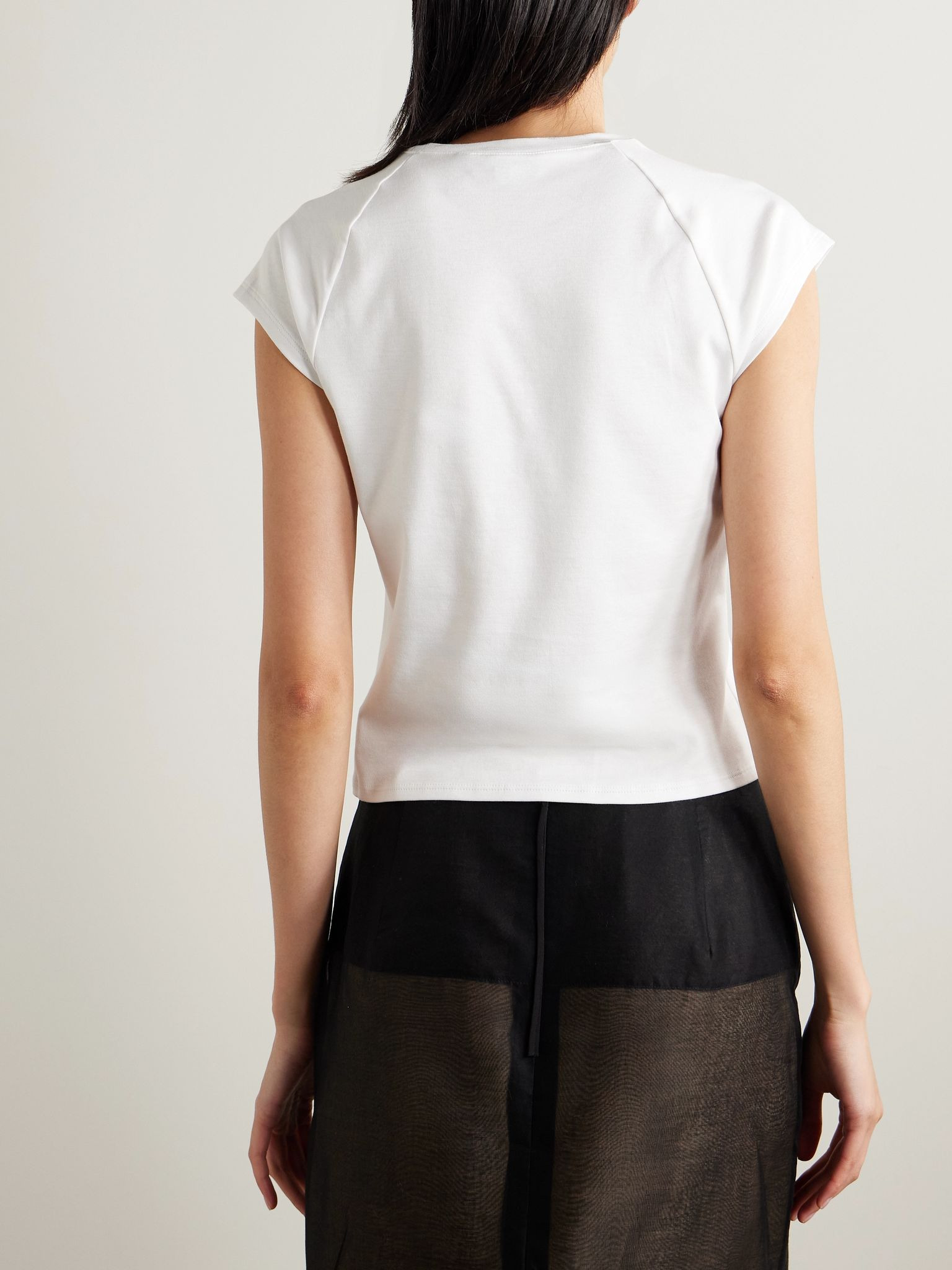 Cotton-jersey T-shirt White - 3