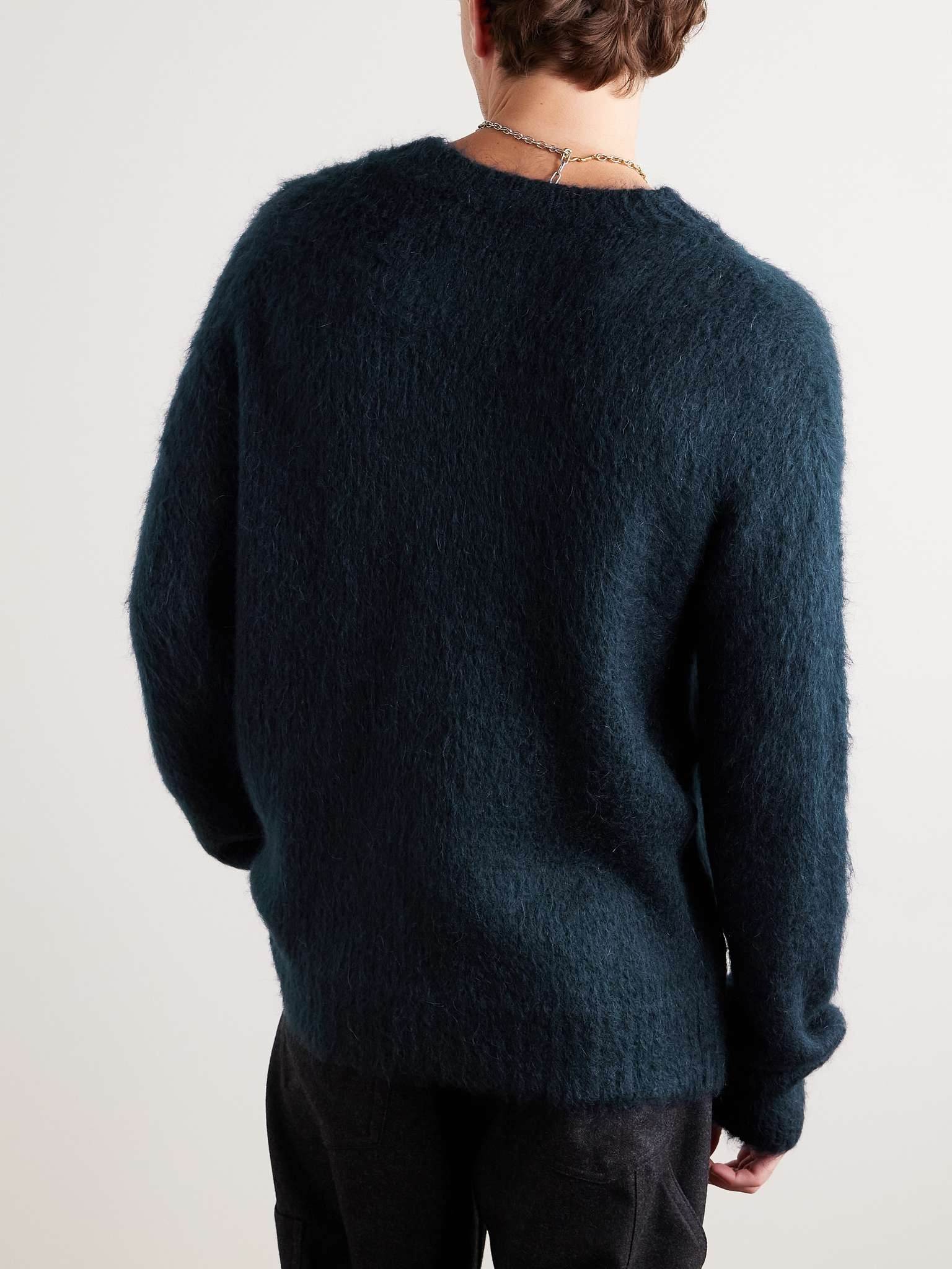 Logo-Embroidered Knitted Sweater - 3