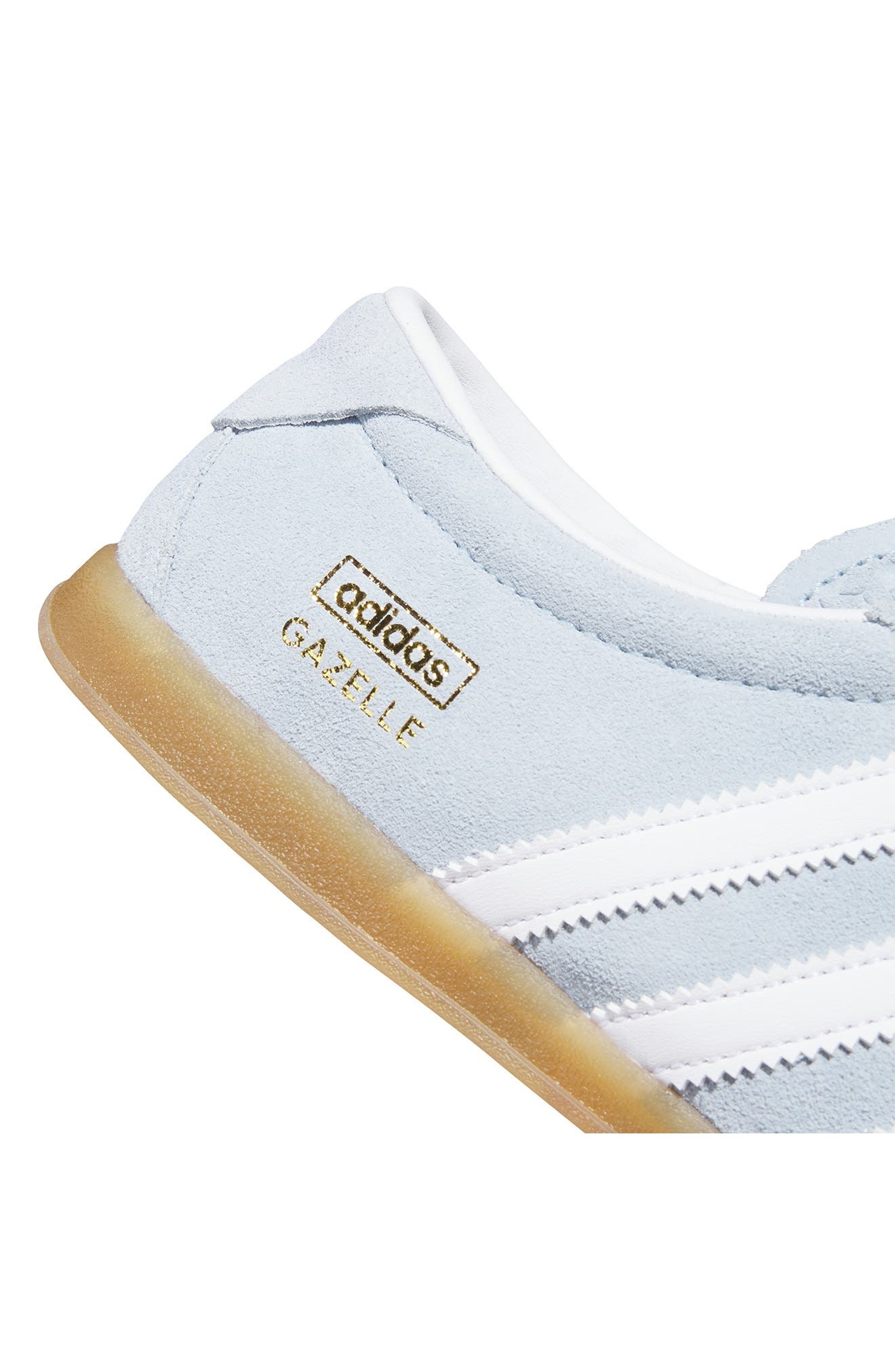 adidas Gazelle Lo Pro Sneaker in Clear Sky/White/Gum at Nordstrom - 7