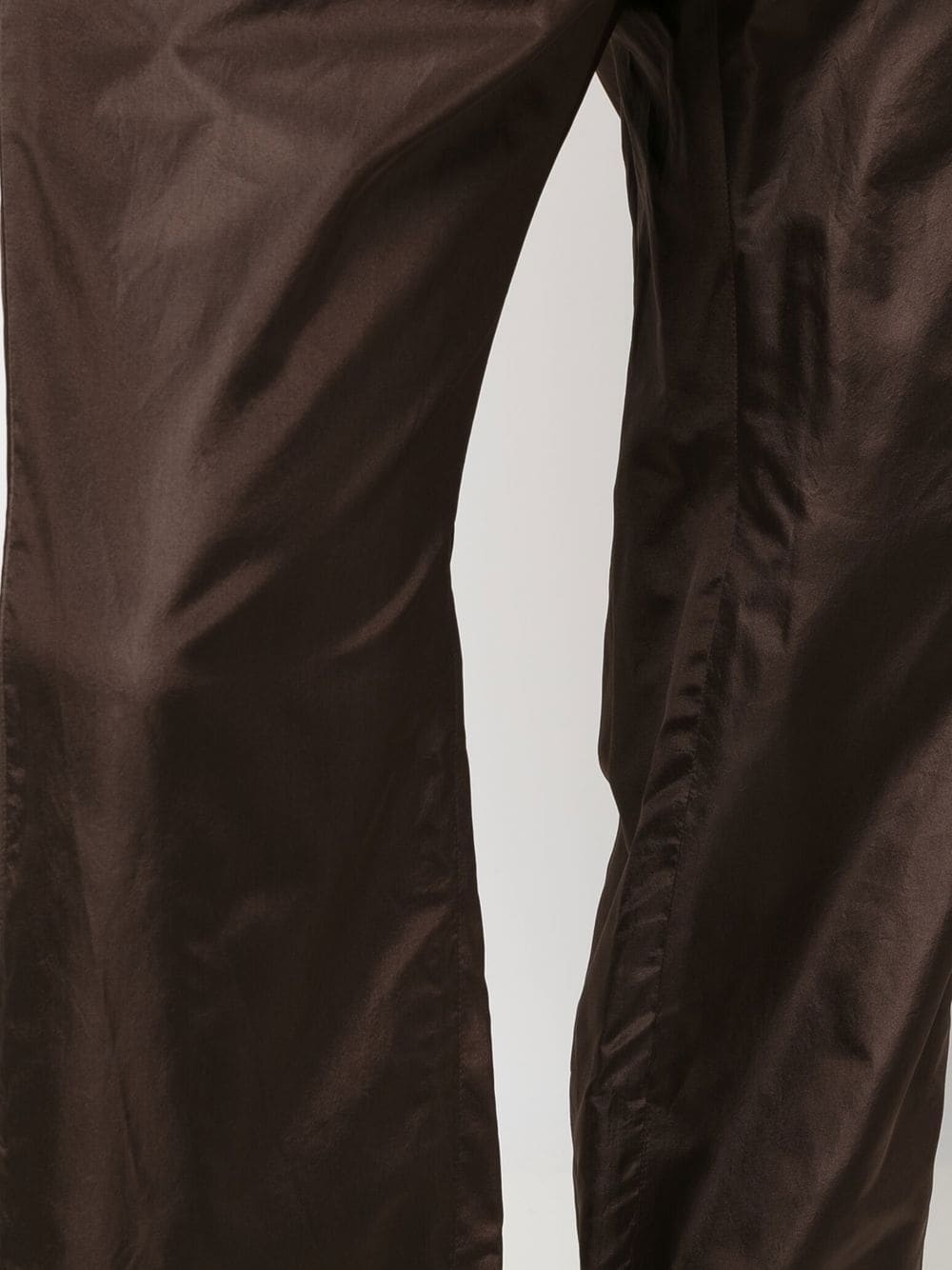 elasticated-waistband silk trousers - 5