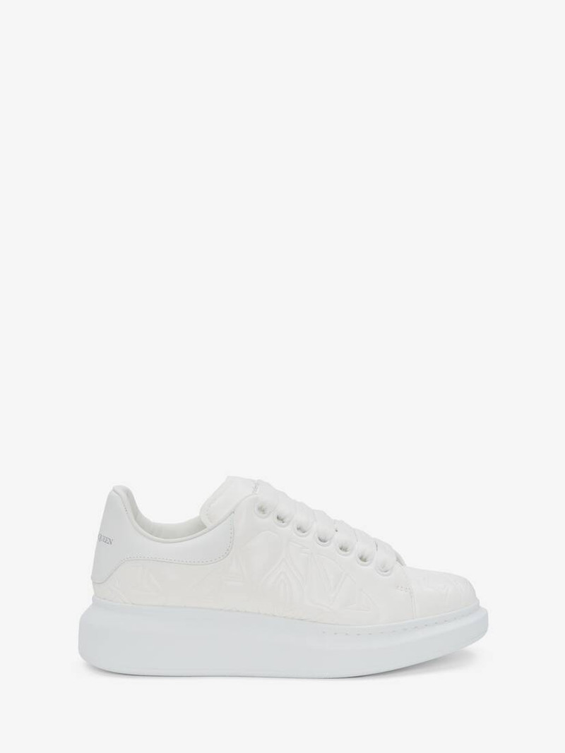 Women's Oversized Sneaker in White - 1