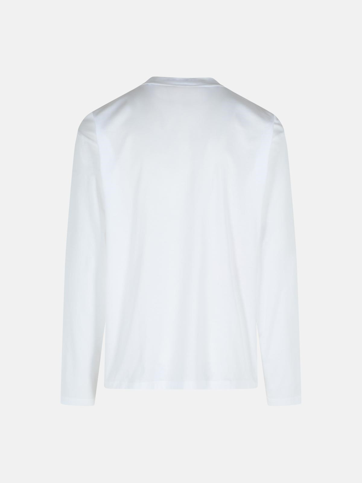 WHITE COTTON T-SHIRT - 3