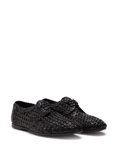 Dolce & Gabbana woven derby shoes outlook