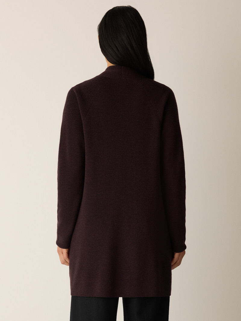 Merino Long Cardigan in Regenerative Wool 4