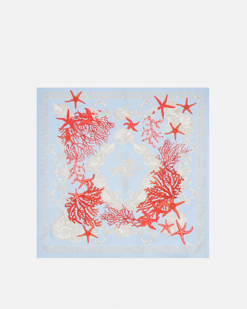 Barocco Sea Silk Foulard 35" 1