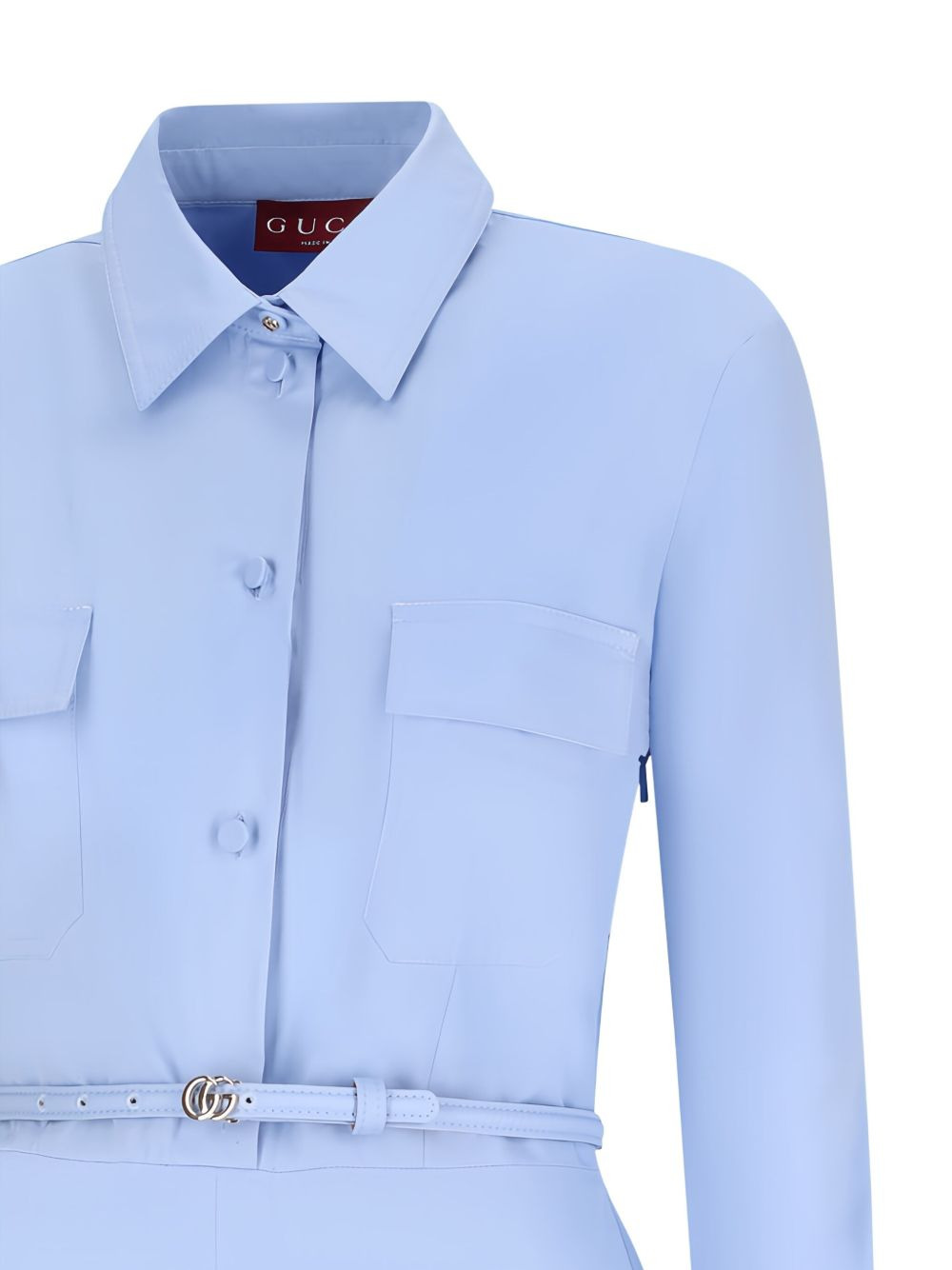belted pocket playsuit - 3
