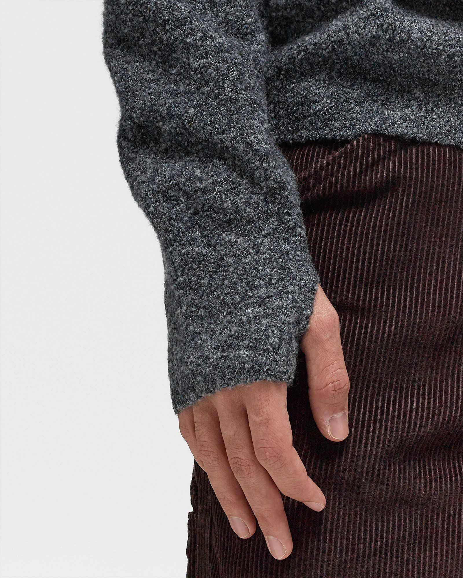 BOUCLE CREW NECK JUMPER - 4