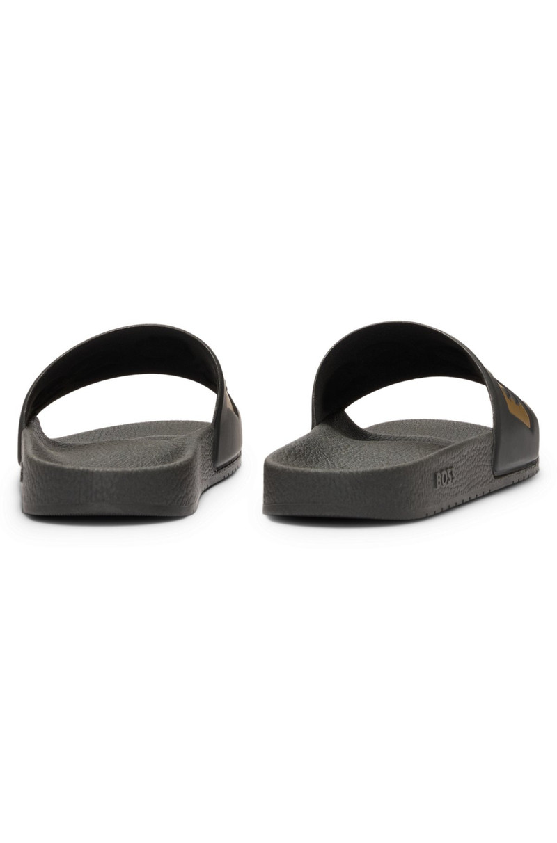 ITALIAN-MADE SLIDES WITH LARGE LOGO DETAIL 5