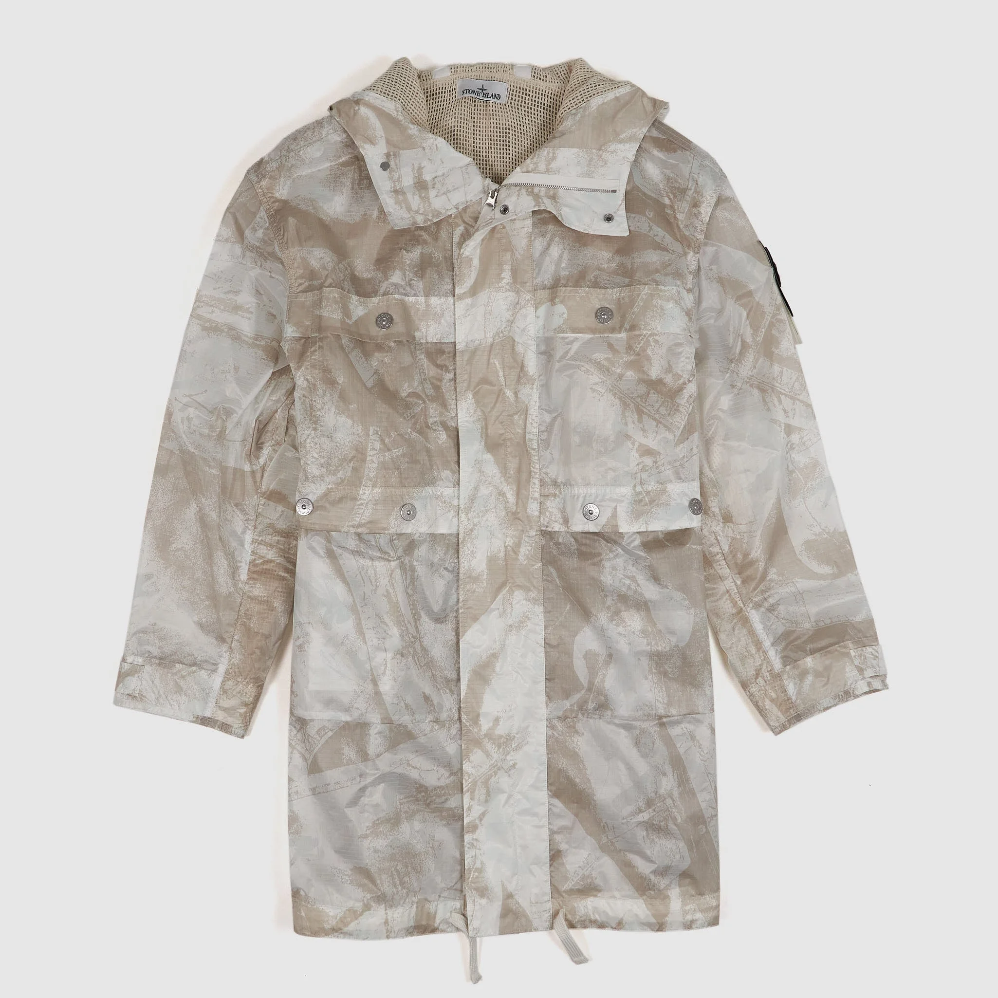 Stone Island UV Reactive Long Parka - 1