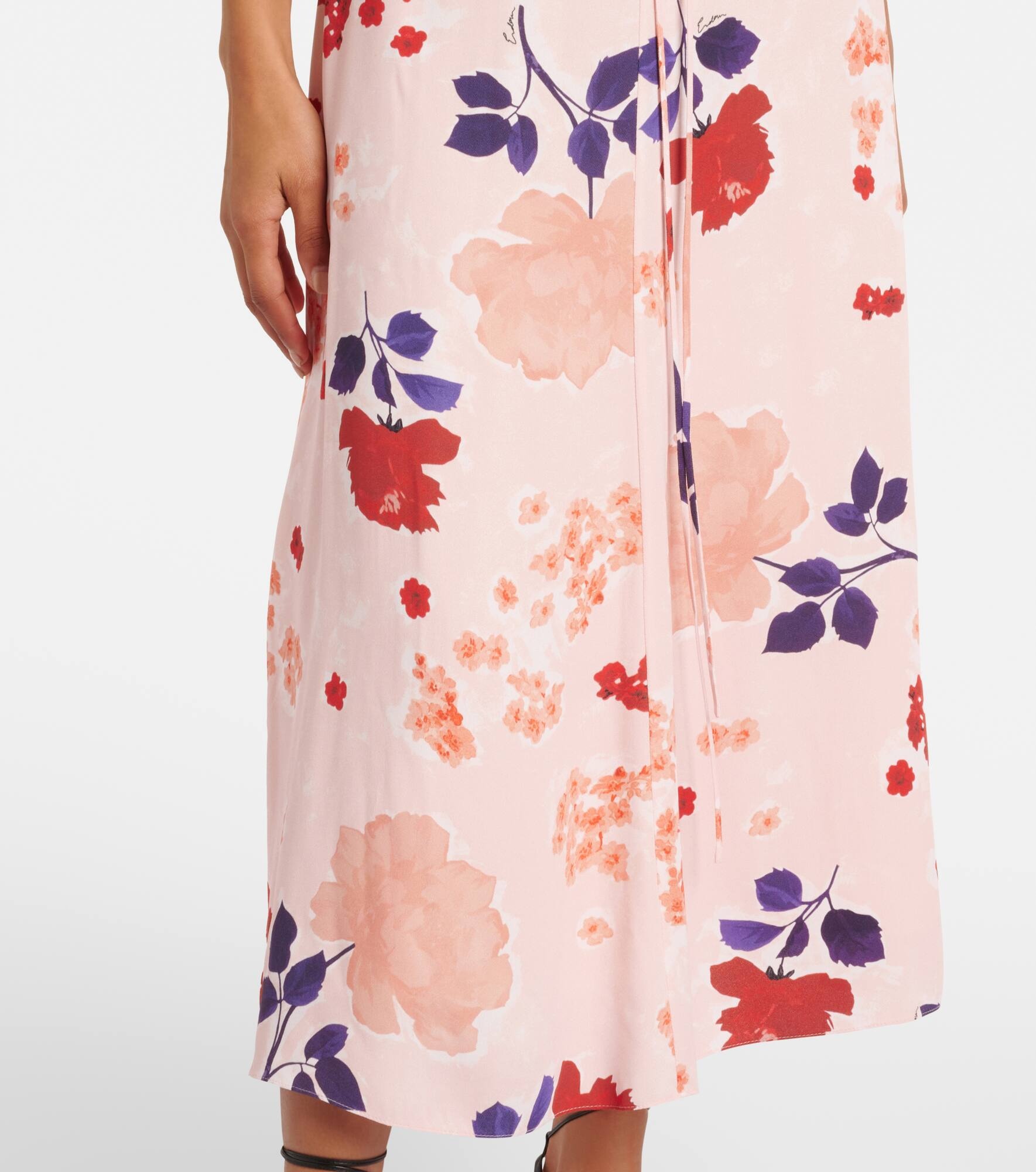 Floral shirt dress - 5