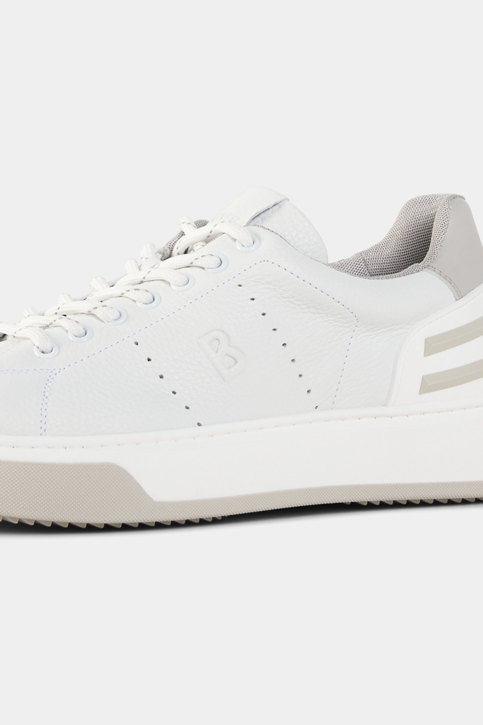 Milan sneaker in White/light gray - 7