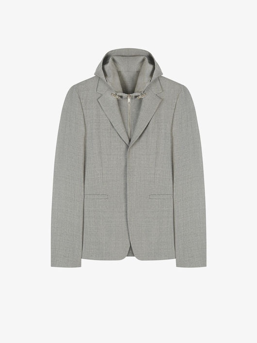 JACKET IN WOOL WITH REMOVABLE WAISTCOAT - 5