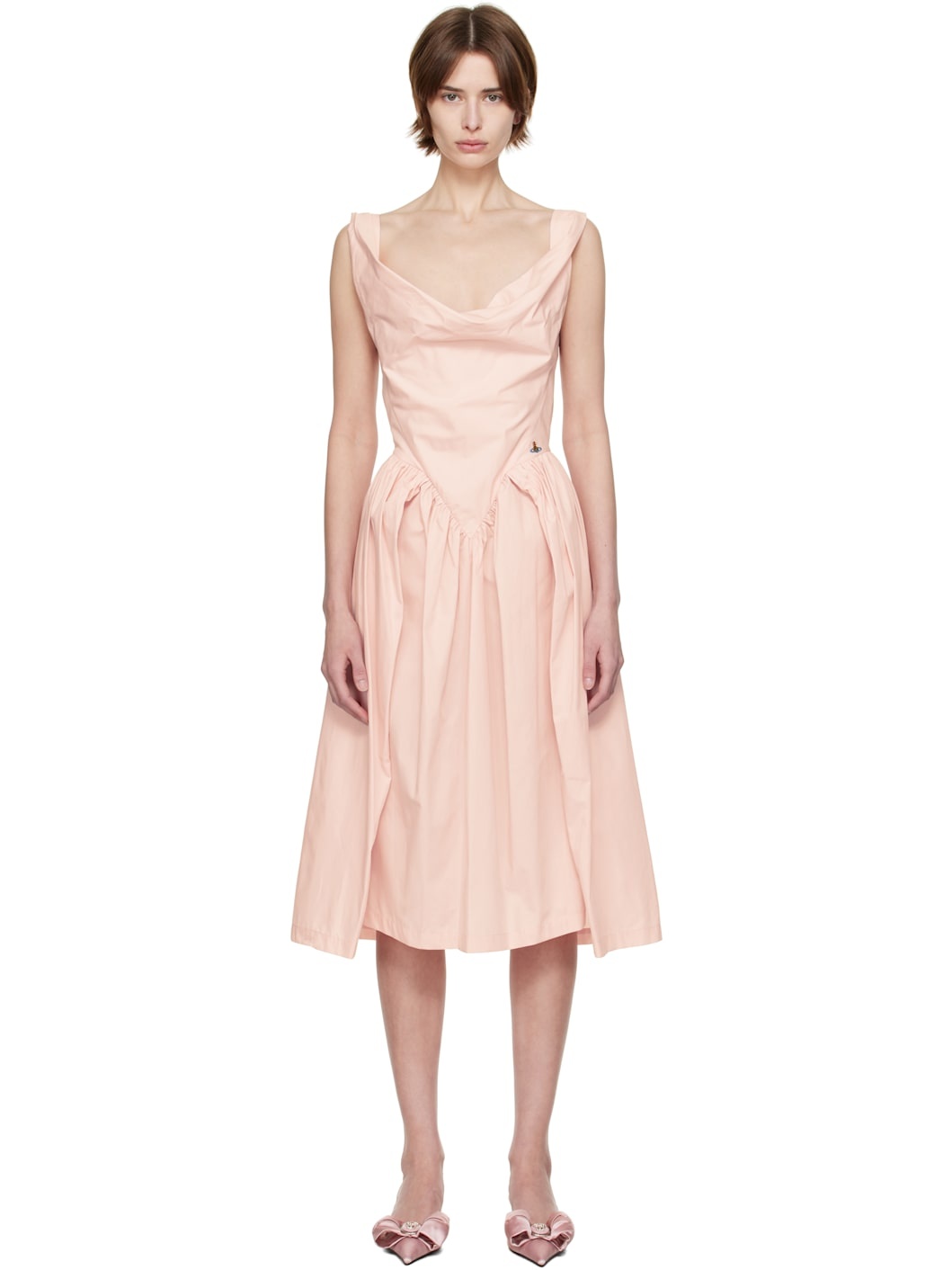 Pink Sunday Midi Dress - 1