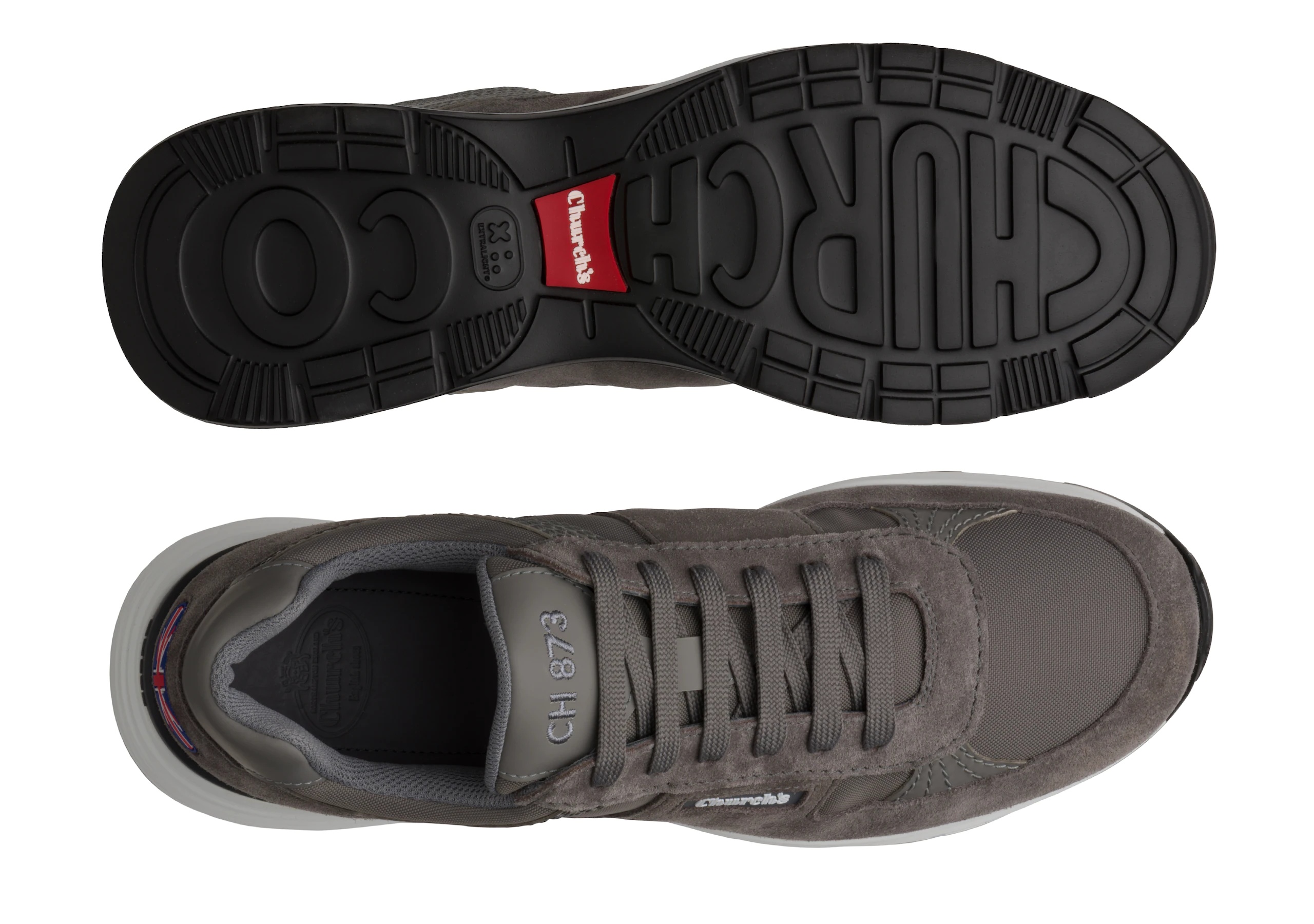 Ch873
Suede Tech Retro Sneaker Grey - 3