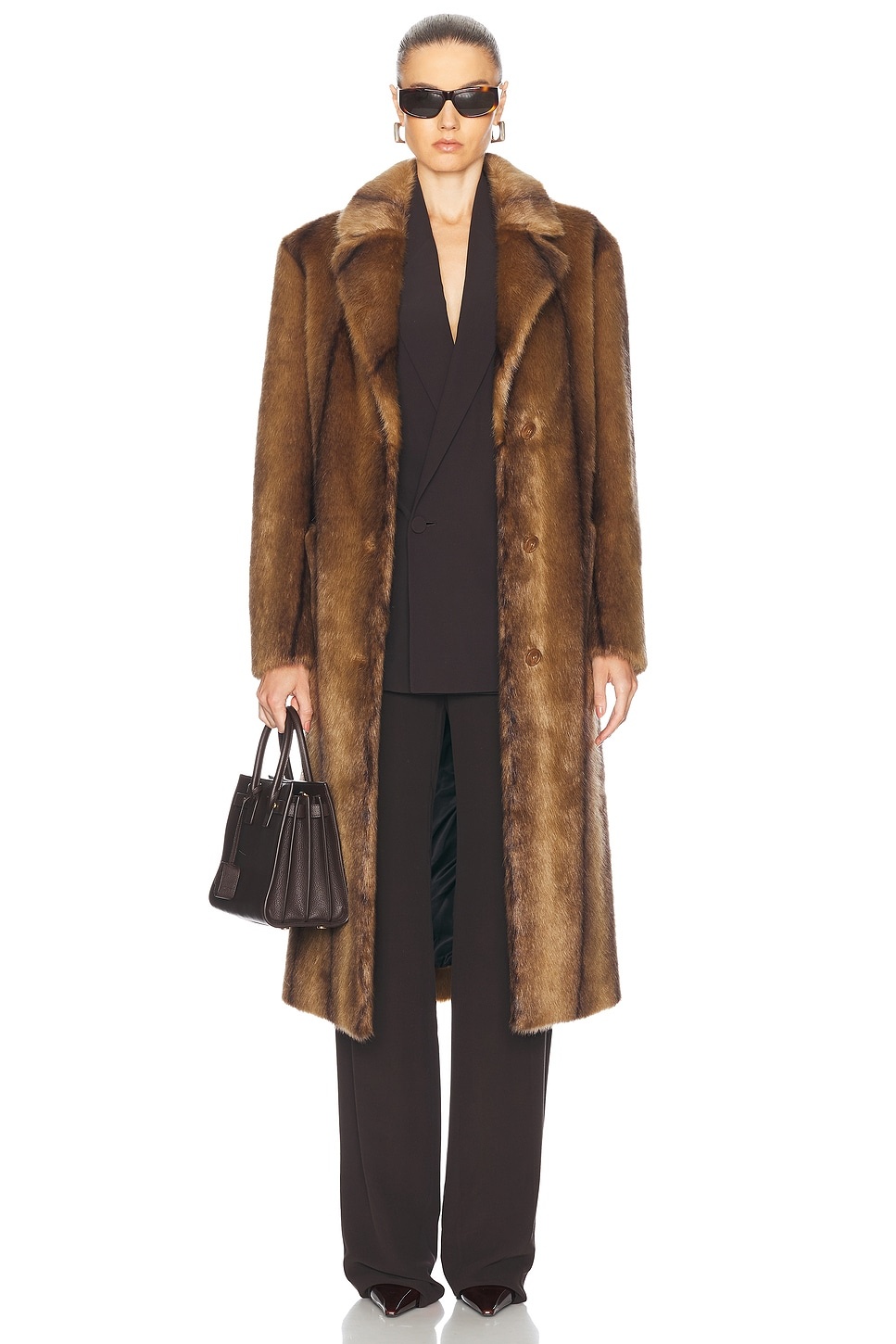 Joy Faux Fur Coat - 1