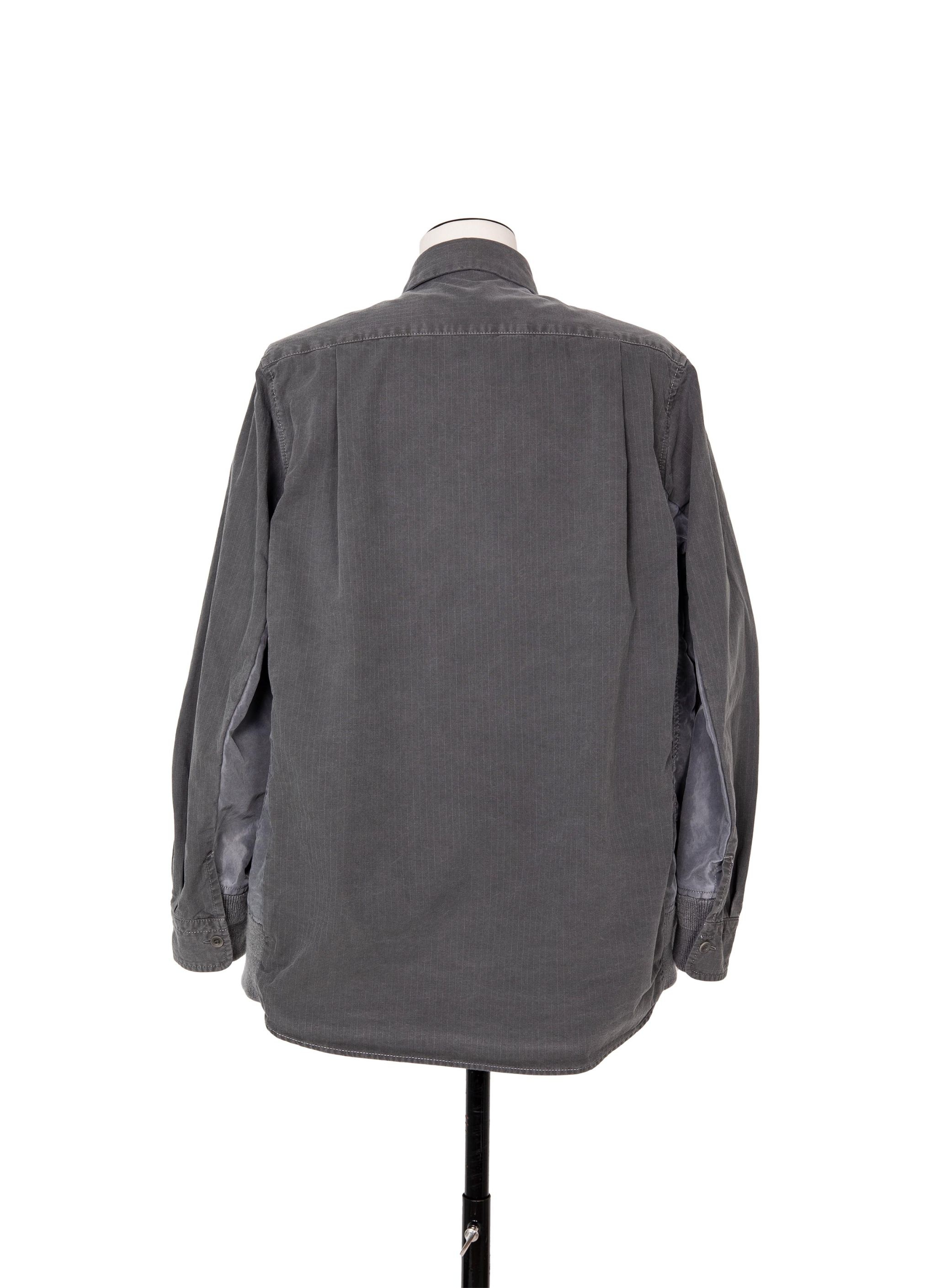 Garment Dye Rip Stop x Nylon Twill Shirt - 4