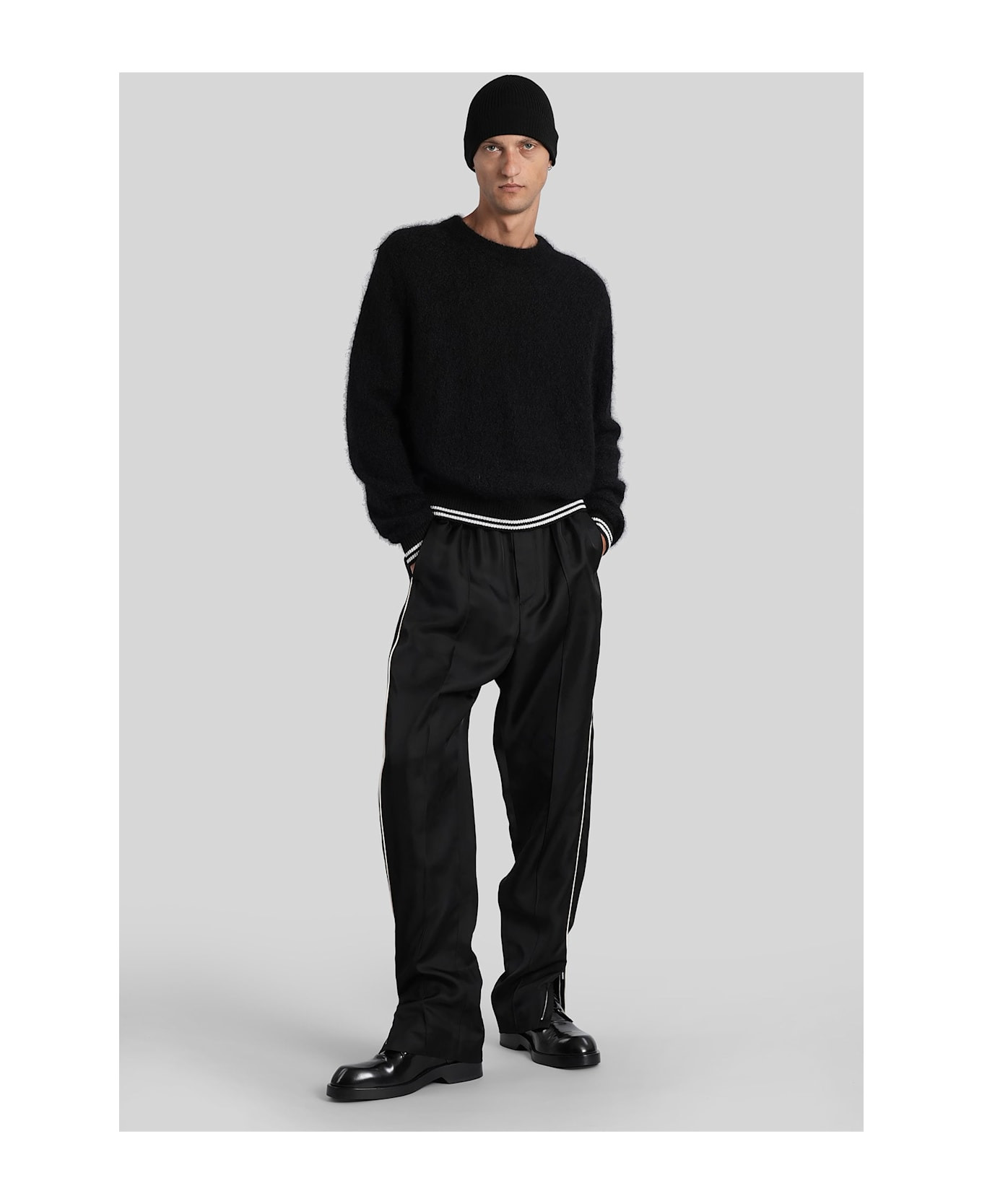 Knitwear In Black Wool - 2