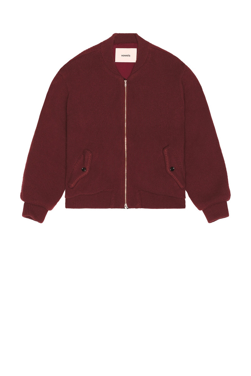 Knitted Bomber Jacket - 1