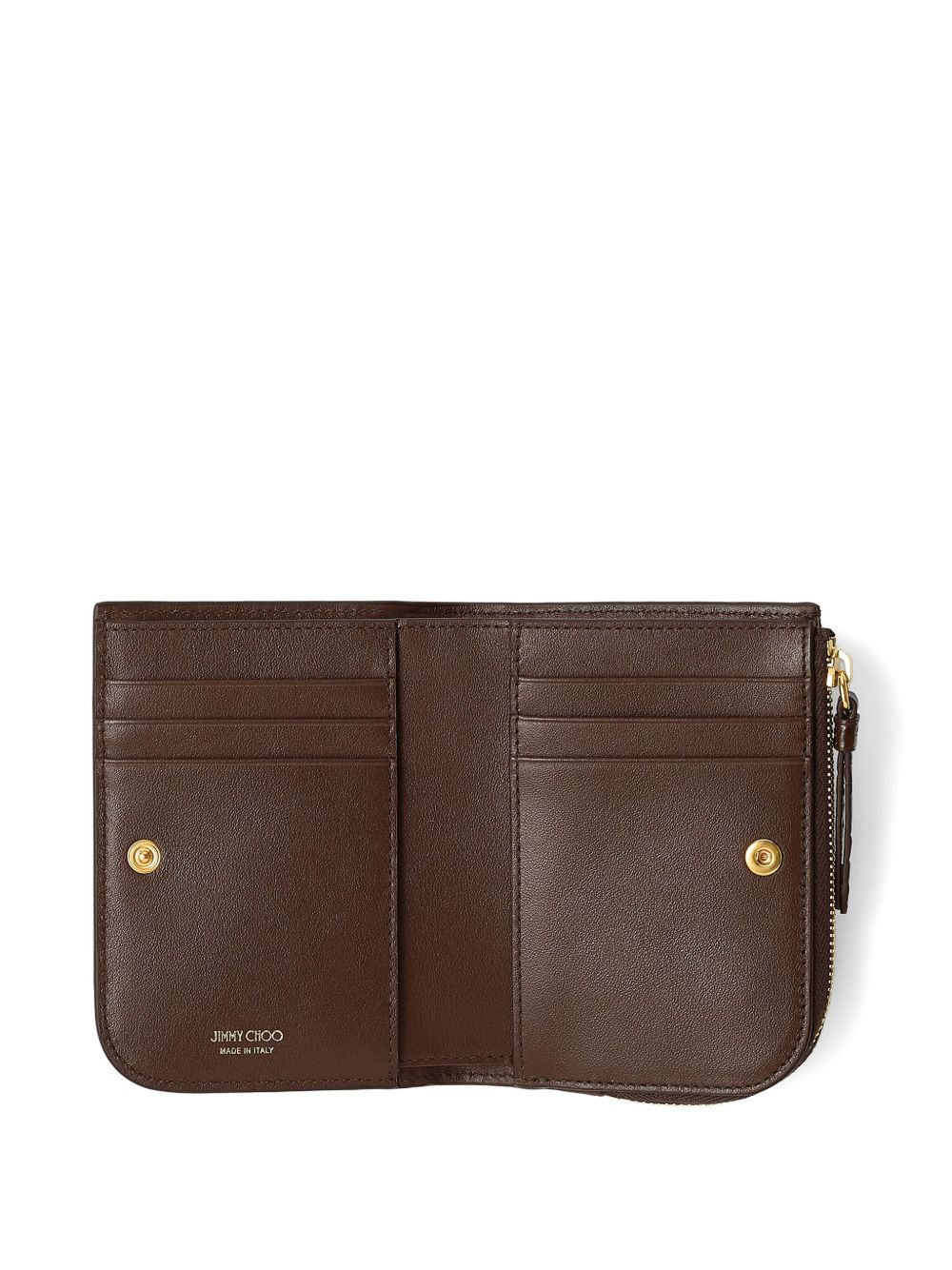 crocodile-effect zip wallet - 3
