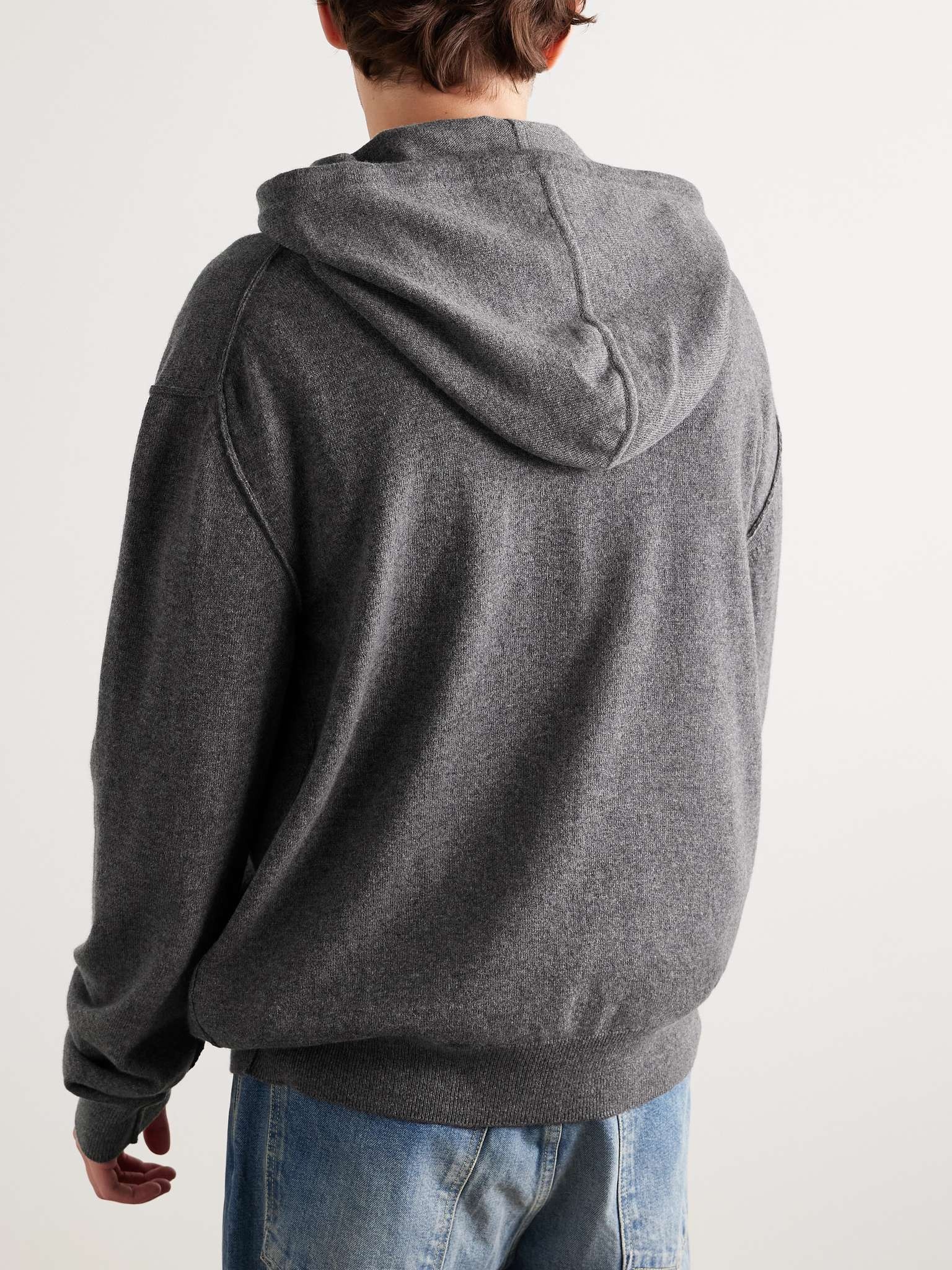 Wool and Cashmere-Blend Hoodie - 3