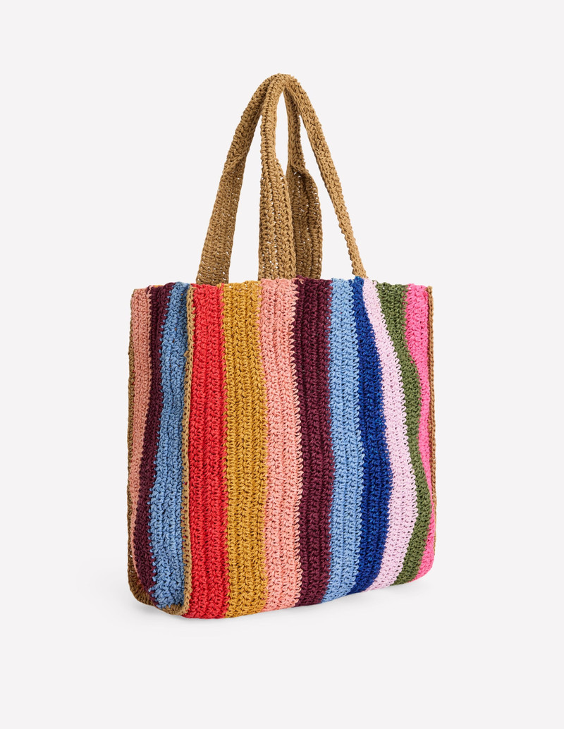 Shopper Tote-Multi Stripe 3