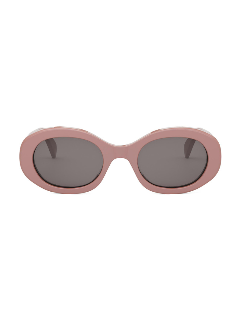 Women's Triomphe 52MM Oval Sunglasses - Dusty Rose Grey - 1