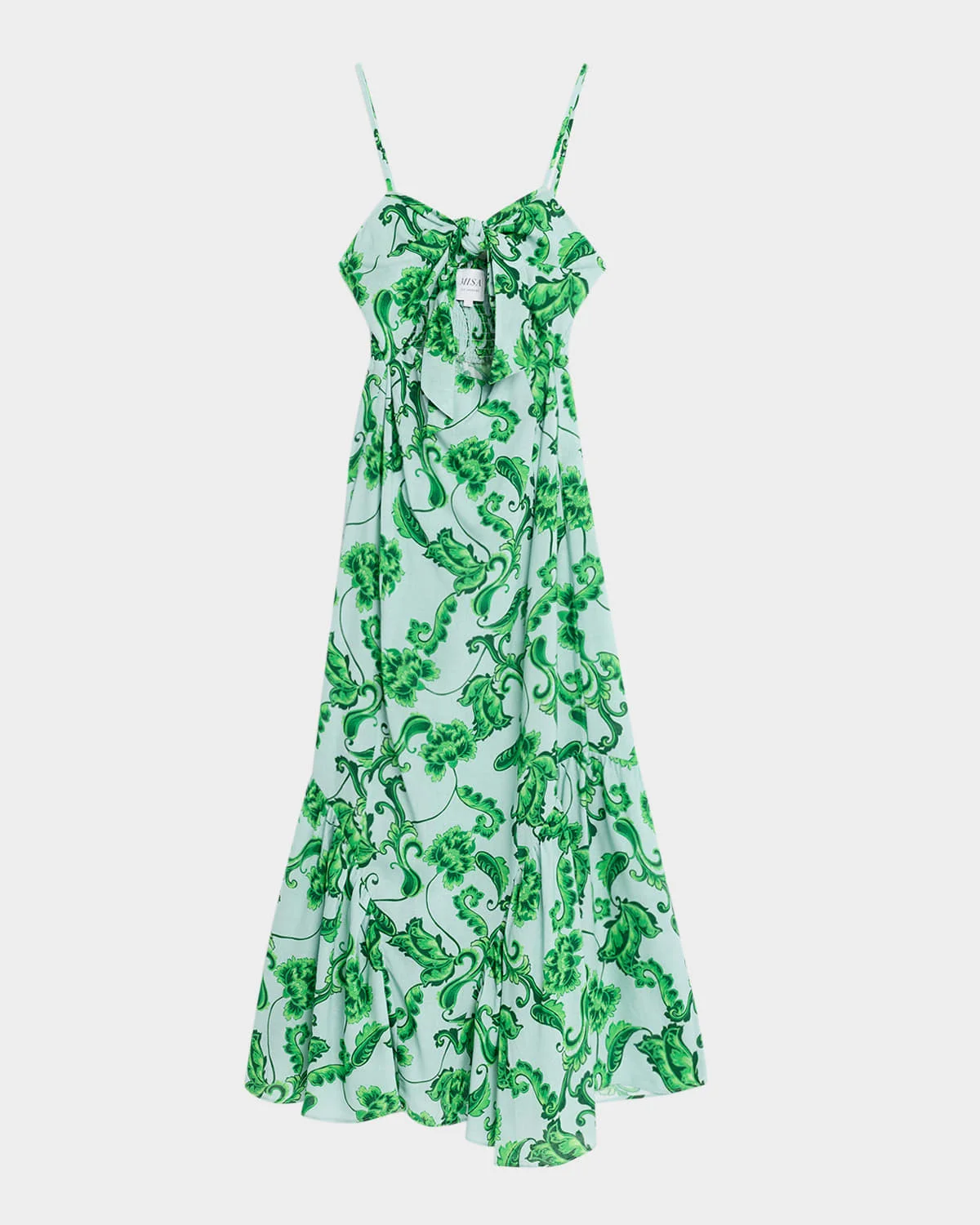 Zoya Floral Paisley Midi Dress - 1