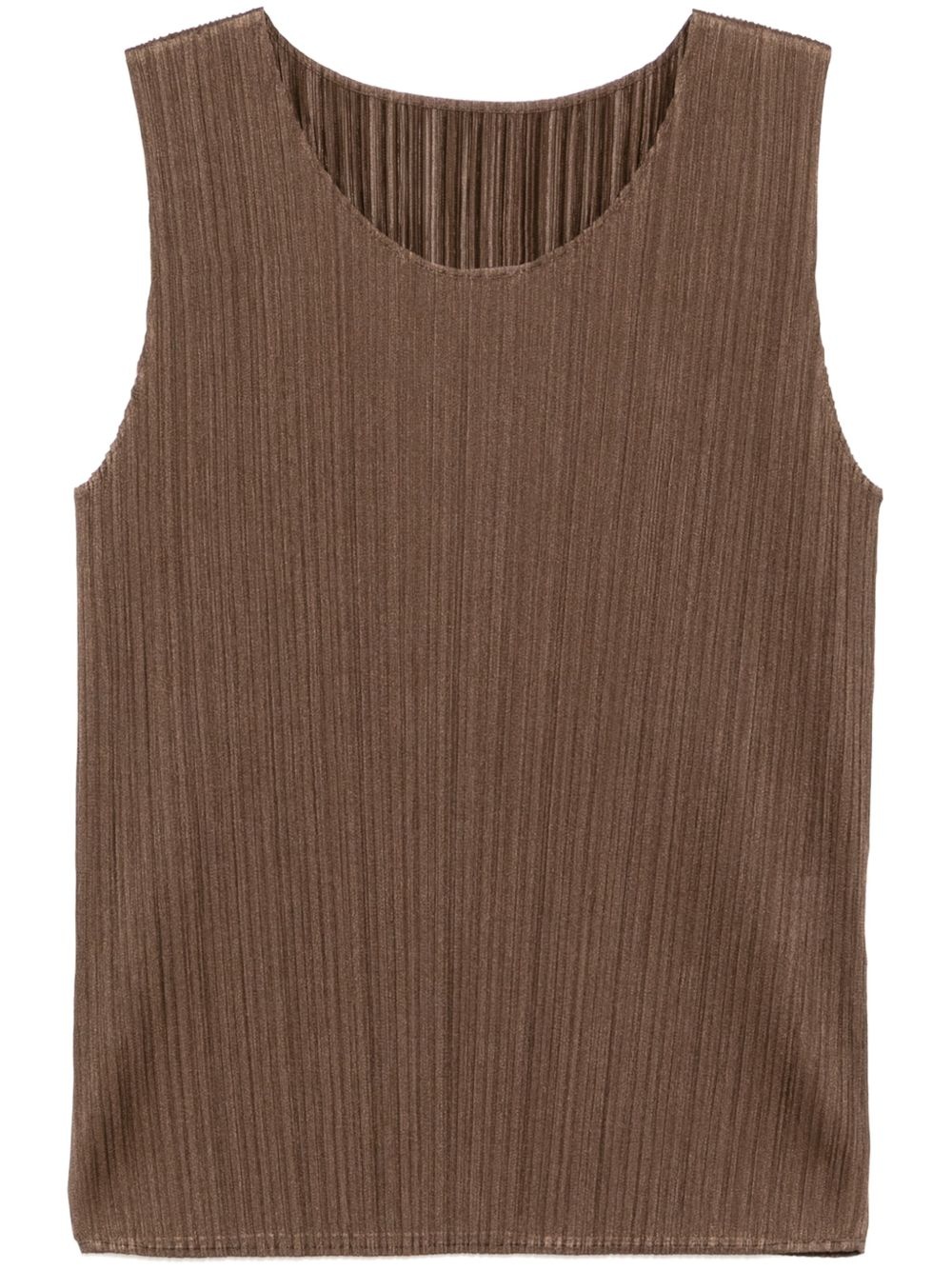 pleated vest - 1