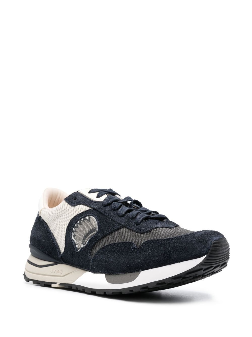low-top lace-up sneakers - 2