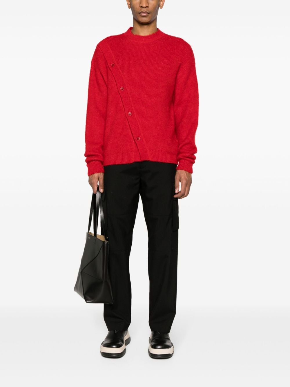 straight-leg cargo trousers - 2