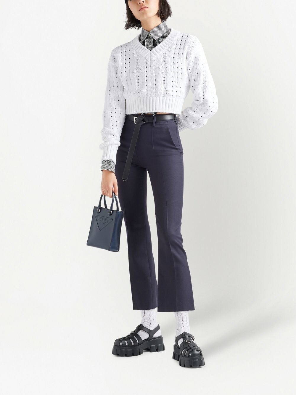 Gabardine wool trousers - 2