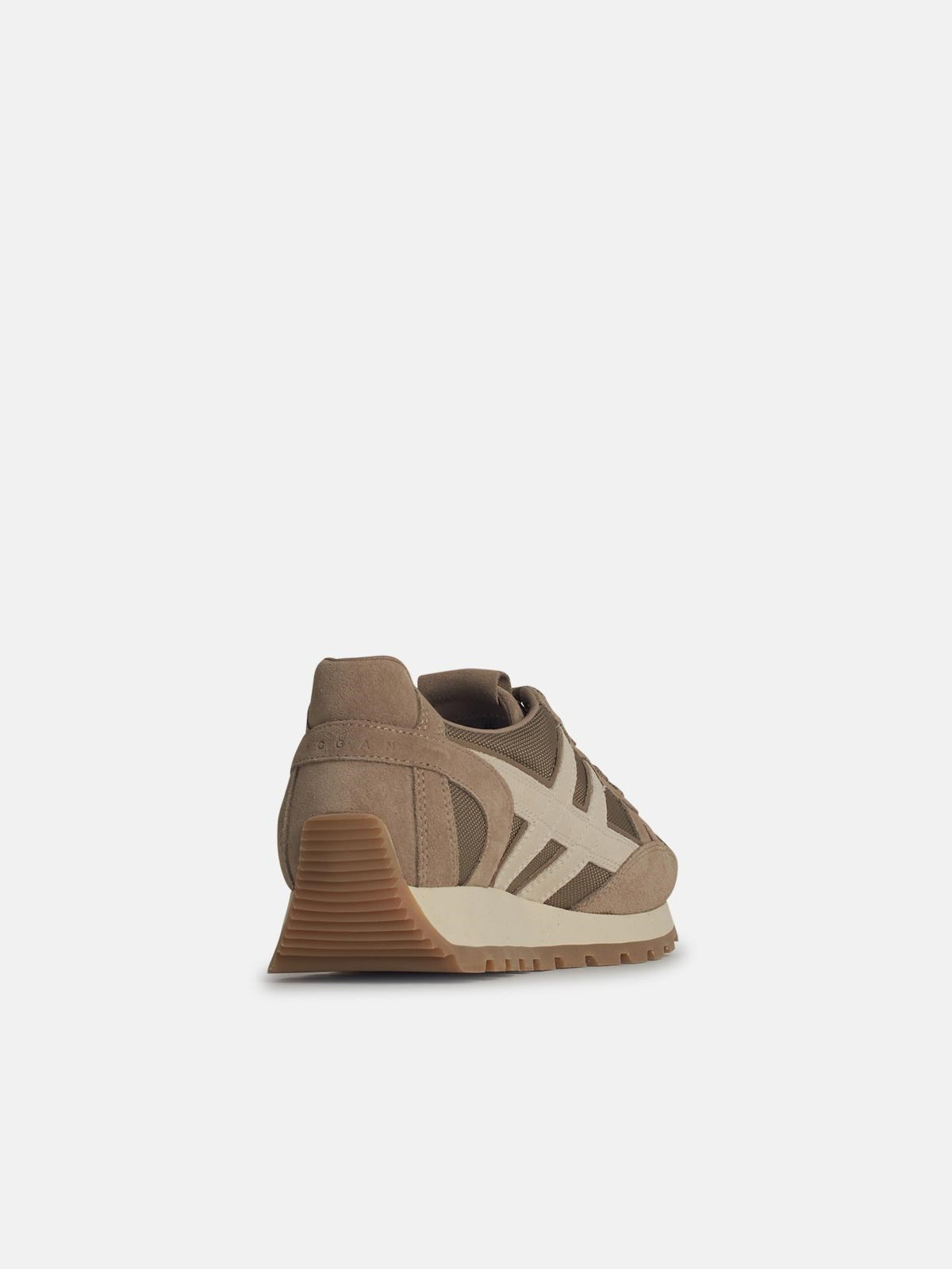 'H671' BEIGE FABRIC SNEAKERS - 3