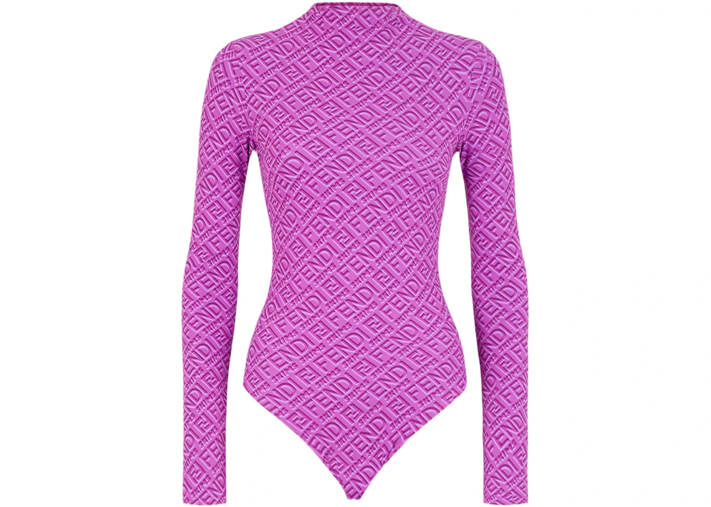 Fendi x SKIMS Mock Neck Long Sleeve Bodysuit Colorado - 1