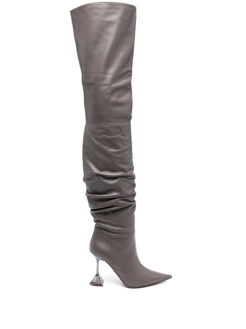 Olivia 95mm thigh-high boots 1